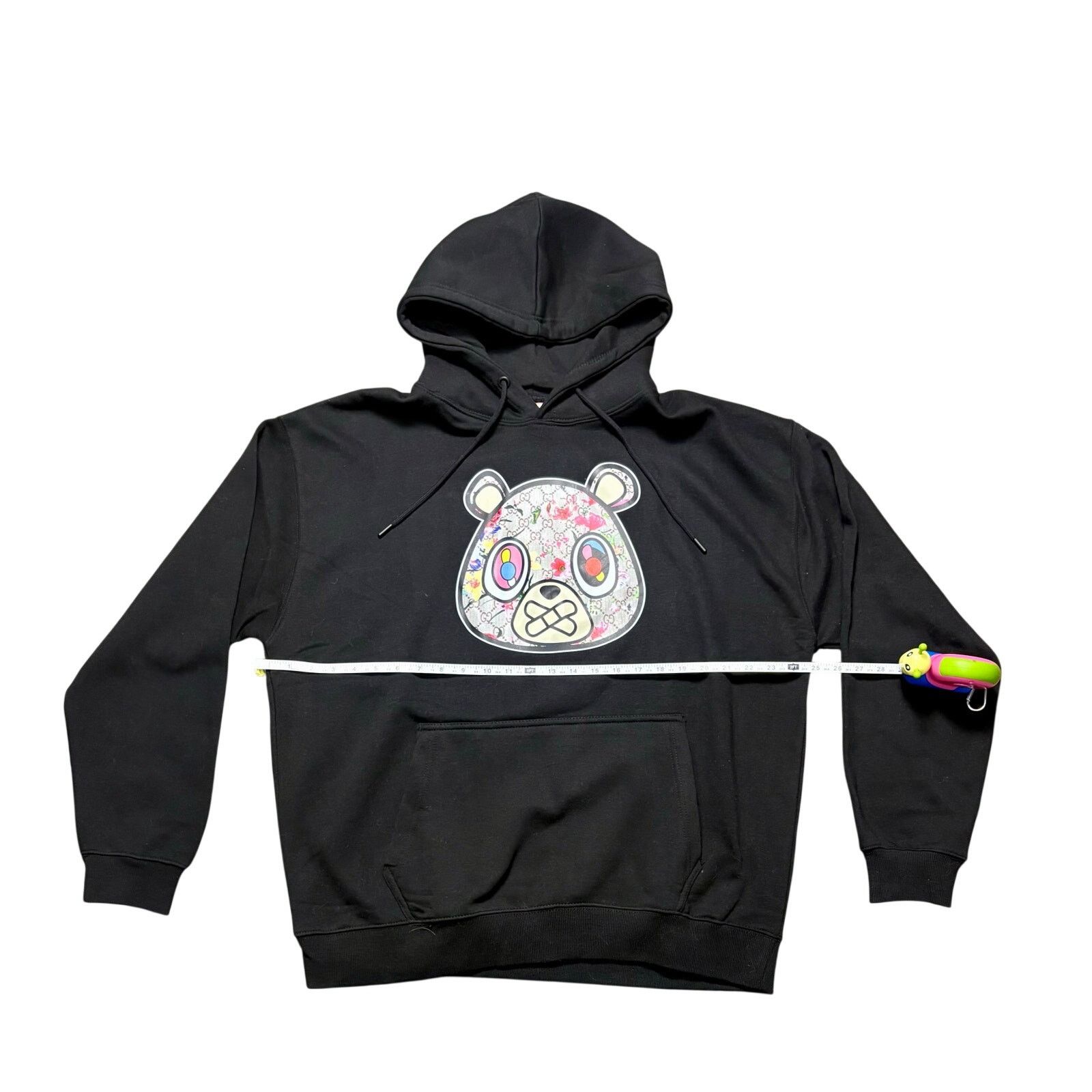 Other New Black GG inspired Bear Hoodie in XL. 80% cotton. Size US XL / EU 56 / 4 - 3 Thumbnail