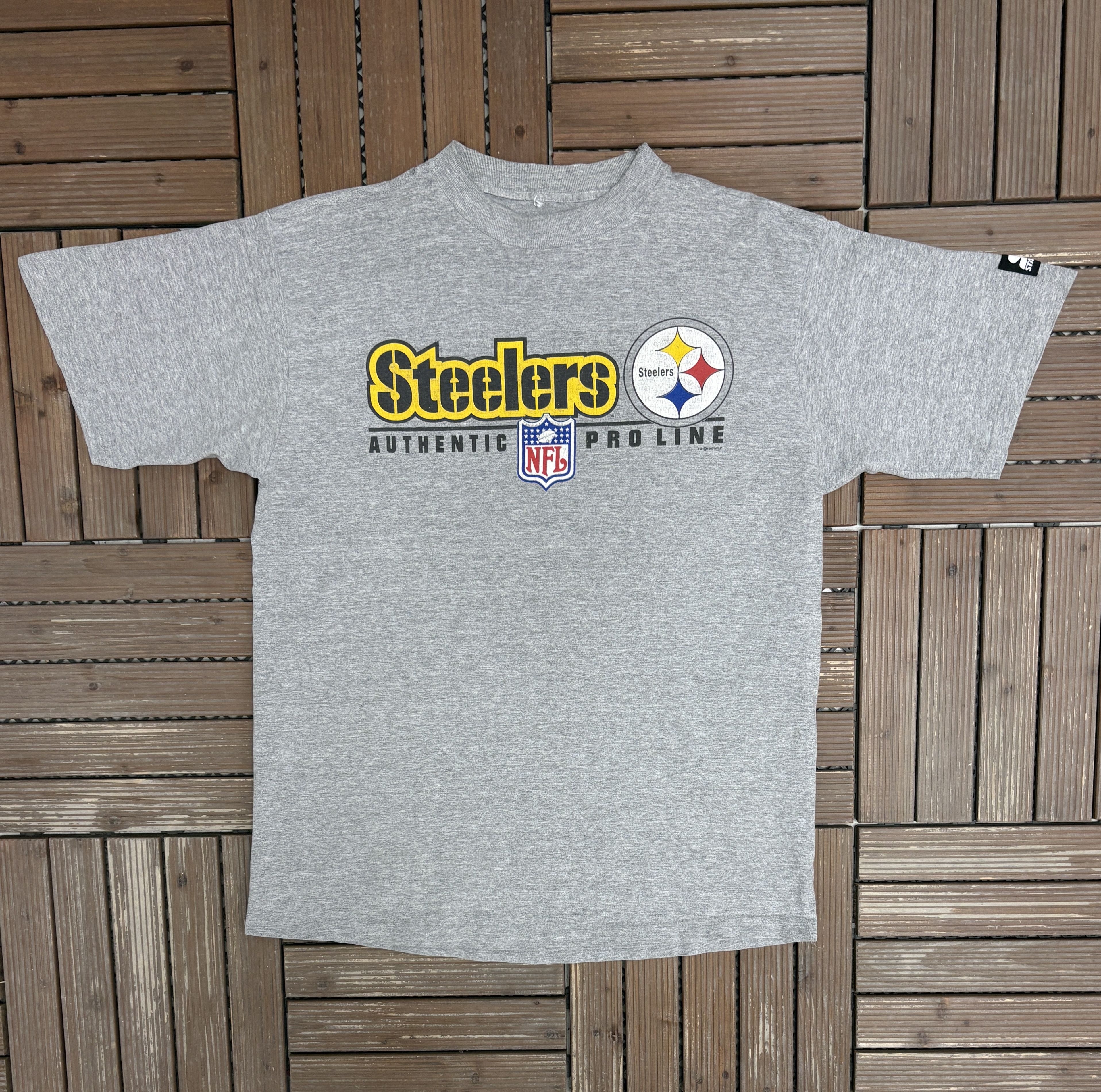 Starter Pittsburgh Steelers Pro-Line Vintage Grey T-Shirt Tee Size US XL / EU 56 / 4 - 1 Thumbnail