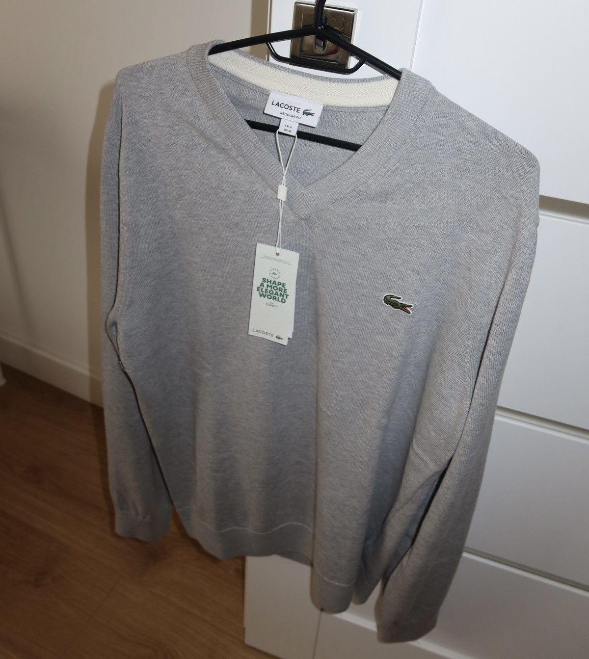 Lacoste Lacoste Sweater cotton grey men Size US M / EU 48-50 / 2 - 3 Thumbnail