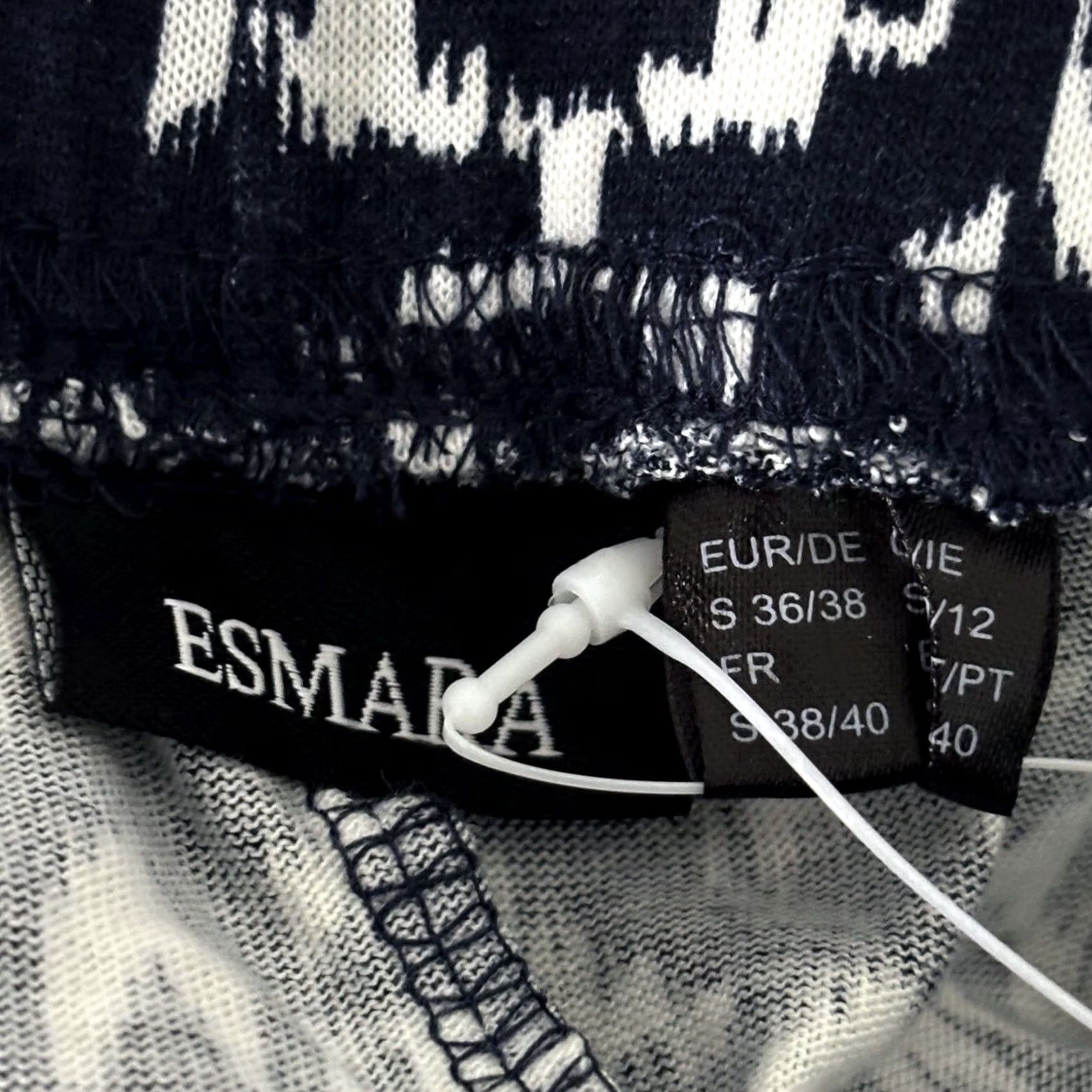 HARE ESMARA Pants Womens Small UK 10/12 Harem Trousers Size Navy White New With Tags BNWT Size 32" / US 10 / IT 46 - 7 Thumbnail
