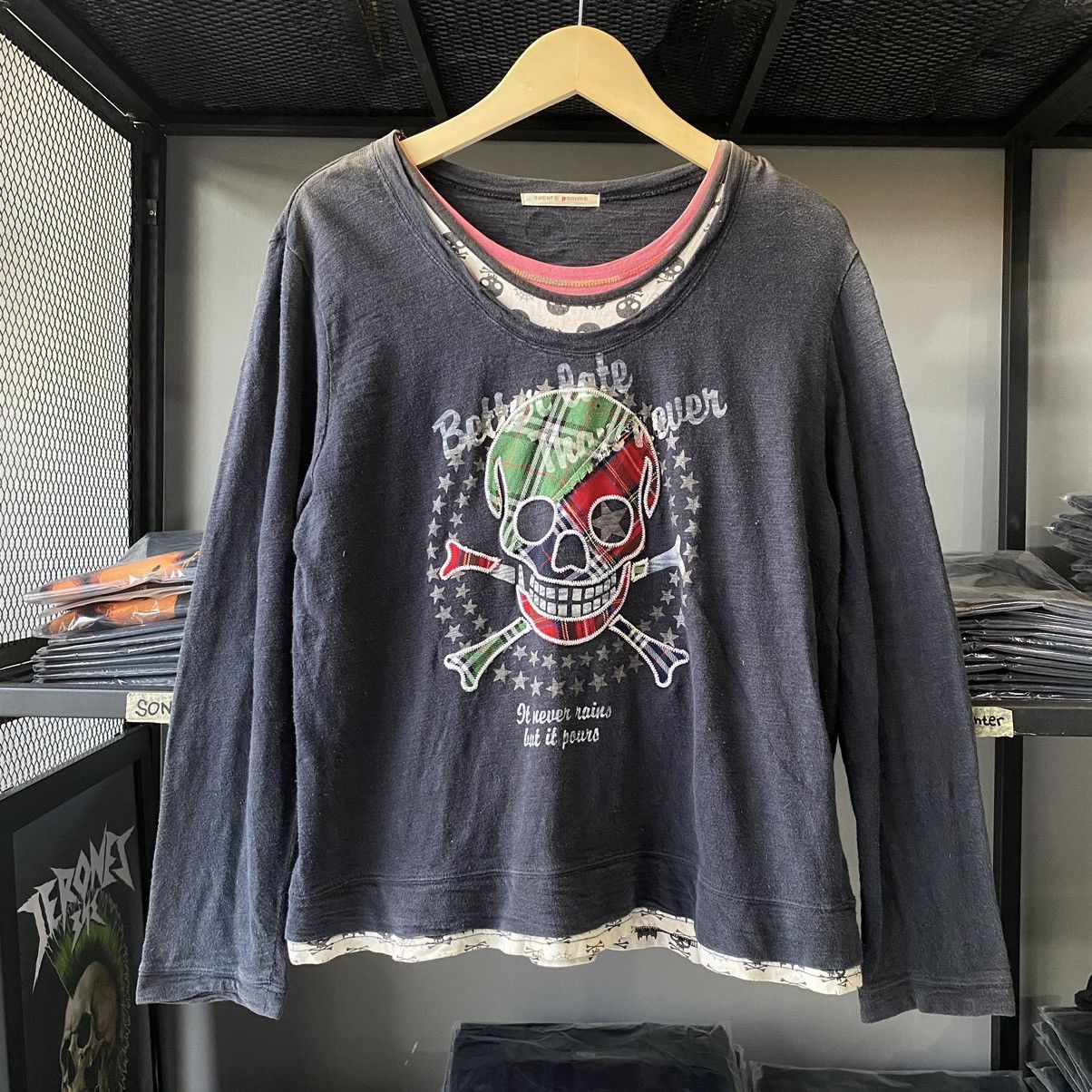 Beauty Beast × Hysteric Glamour × Japanese Brand Y2K Edgy Punk and Rock Skull Distressed Layered Style Size US L / EU 52-54 / 3 - 1 Thumbnail