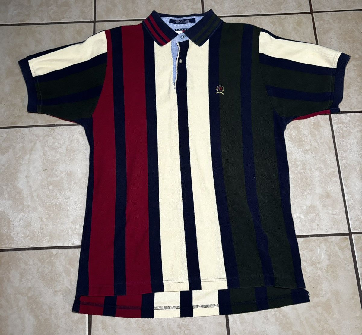 Tommy Hilfiger Tommy Hilfiger polo shirt in multi-coloured striped design Size US L / EU 52-54 / 3 - 1 Preview