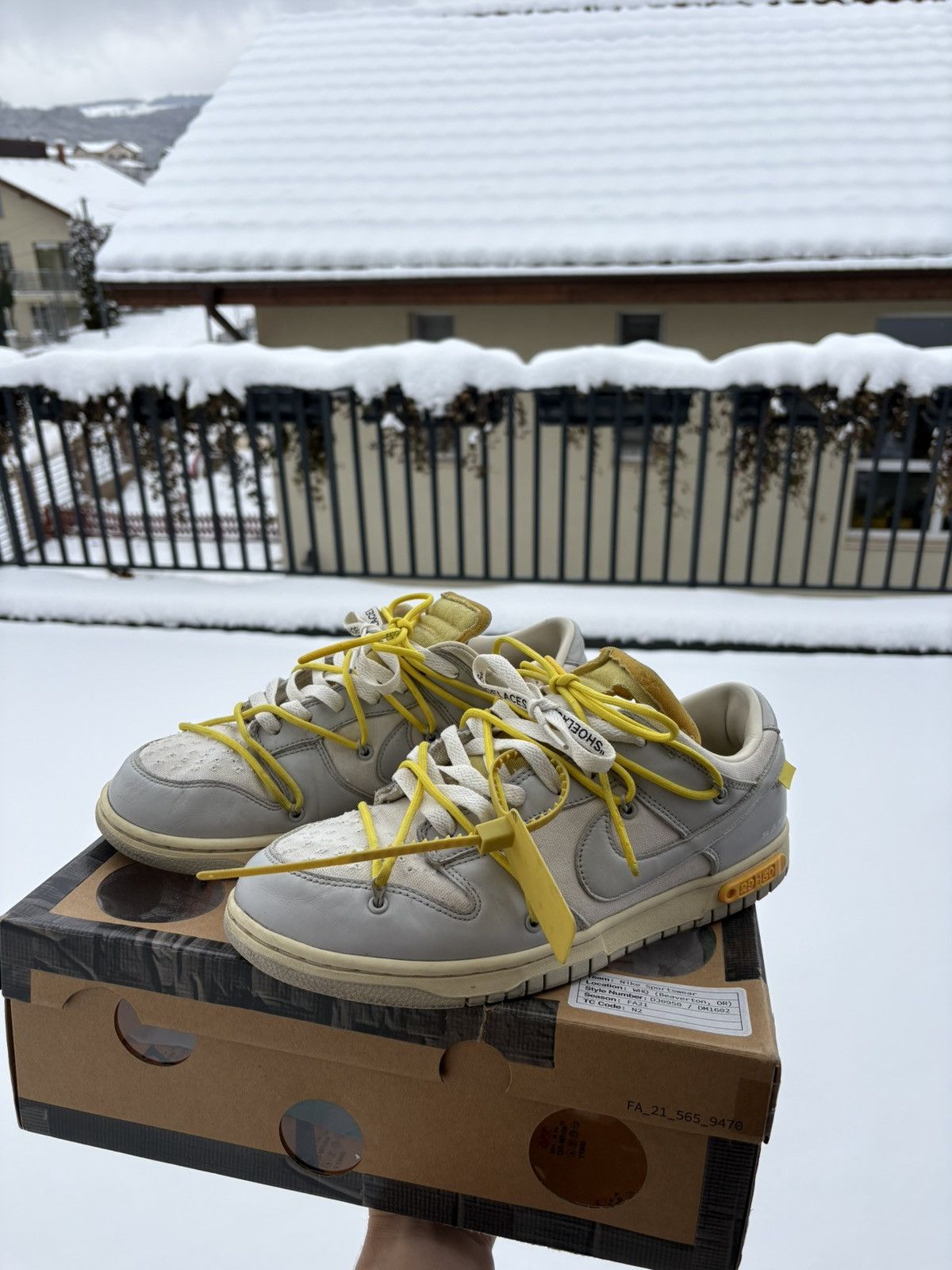 Nike × Off-White Nike Dunk Off-white lot 29 Size US 10 / EU 43 - 10 Thumbnail