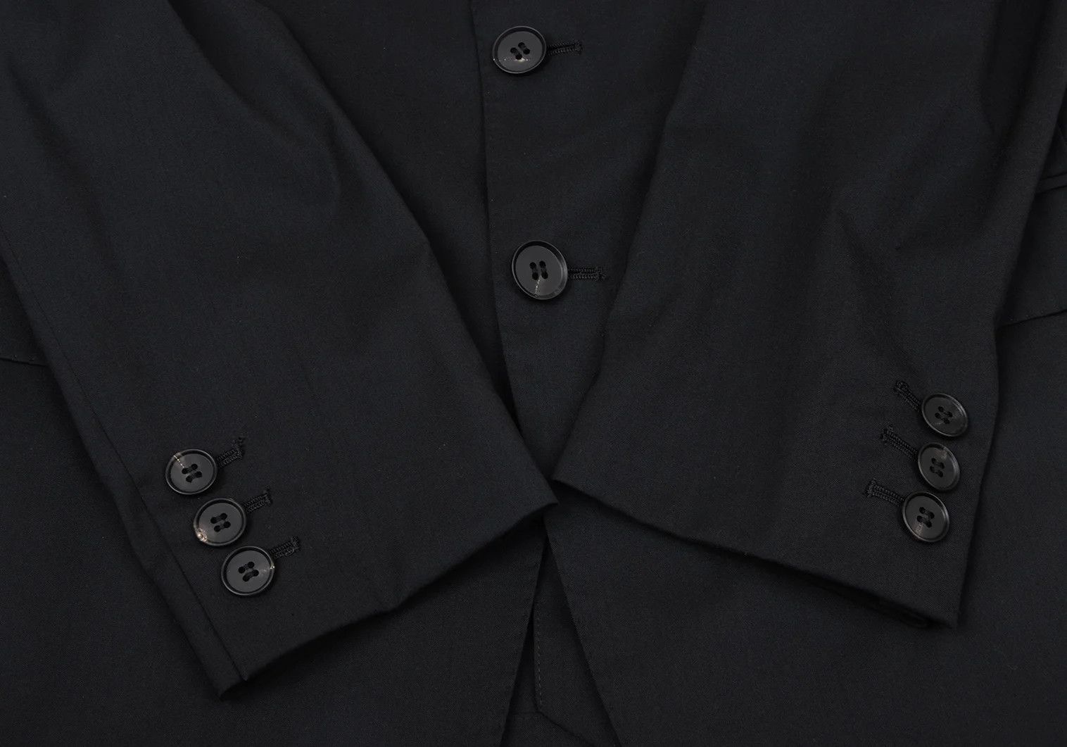 Jean Paul Gaultier Wool-Polyester 3-Button Jacket in Black Size 50 Size US M / EU 48-50 / 2 - 7 Thumbnail