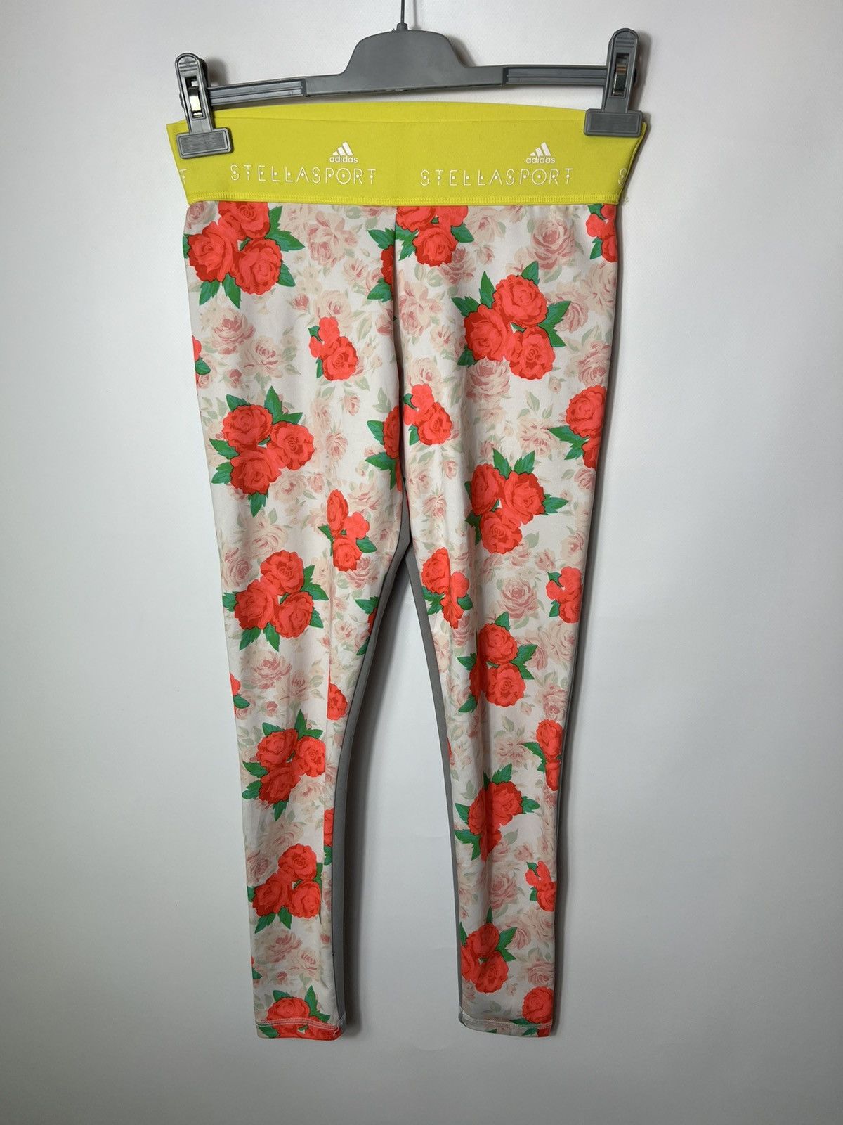 Adidas × Stella McCartney Stella McCartney Adidas Women Flower Leggings Pants Size 27" / US 4 / IT 40 - 1 Thumbnail