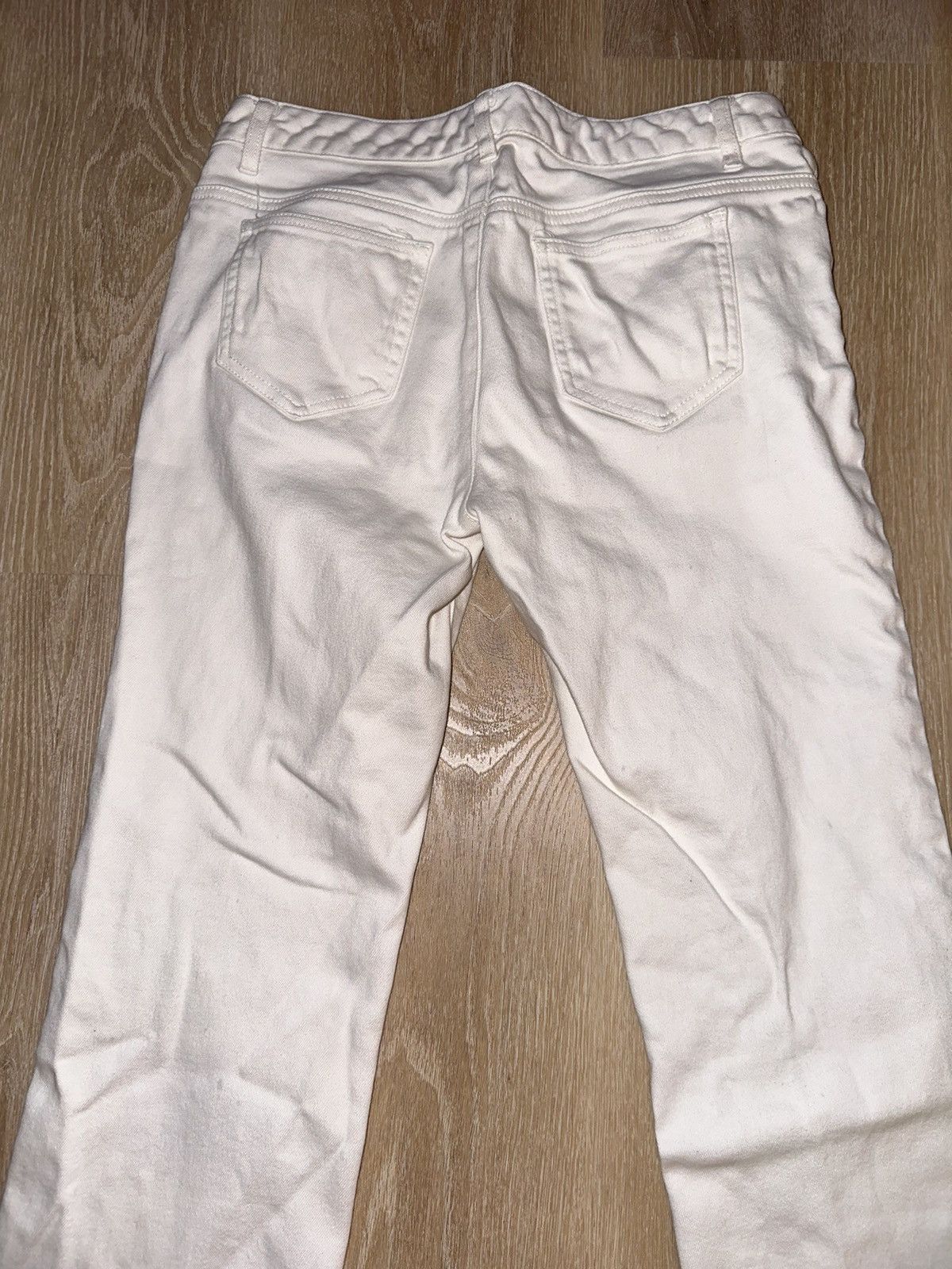 Michael Kors × Vintage Y2K Michael Kors White Denim Flare Jeans Size 6 Size 28" / US 6 / IT 42 - 4 Thumbnail