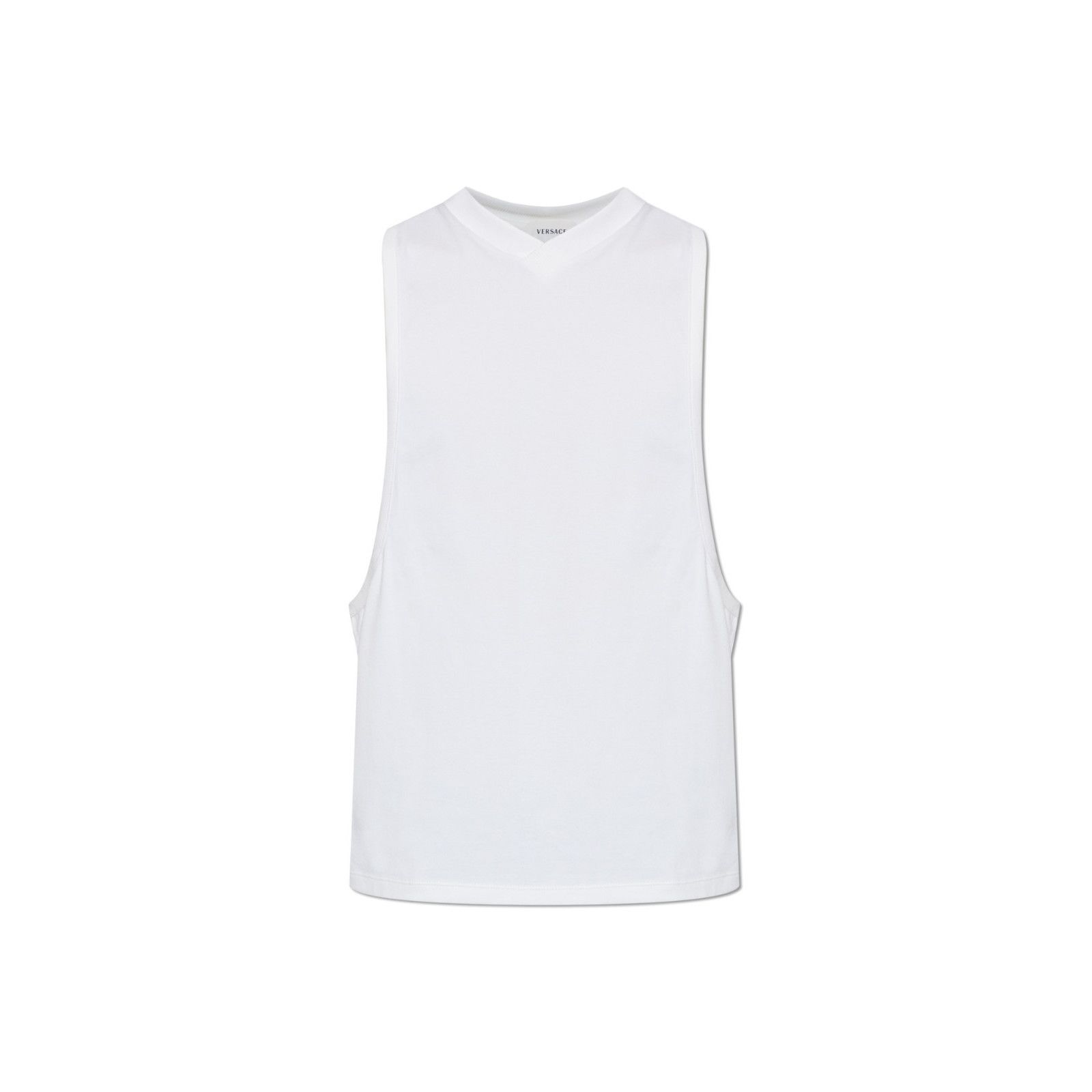 Versace VERSACE White Sleevless Cotton T-shirt New & Authentic (Men' Size US S / EU 44-46 / 1 - 1 Preview