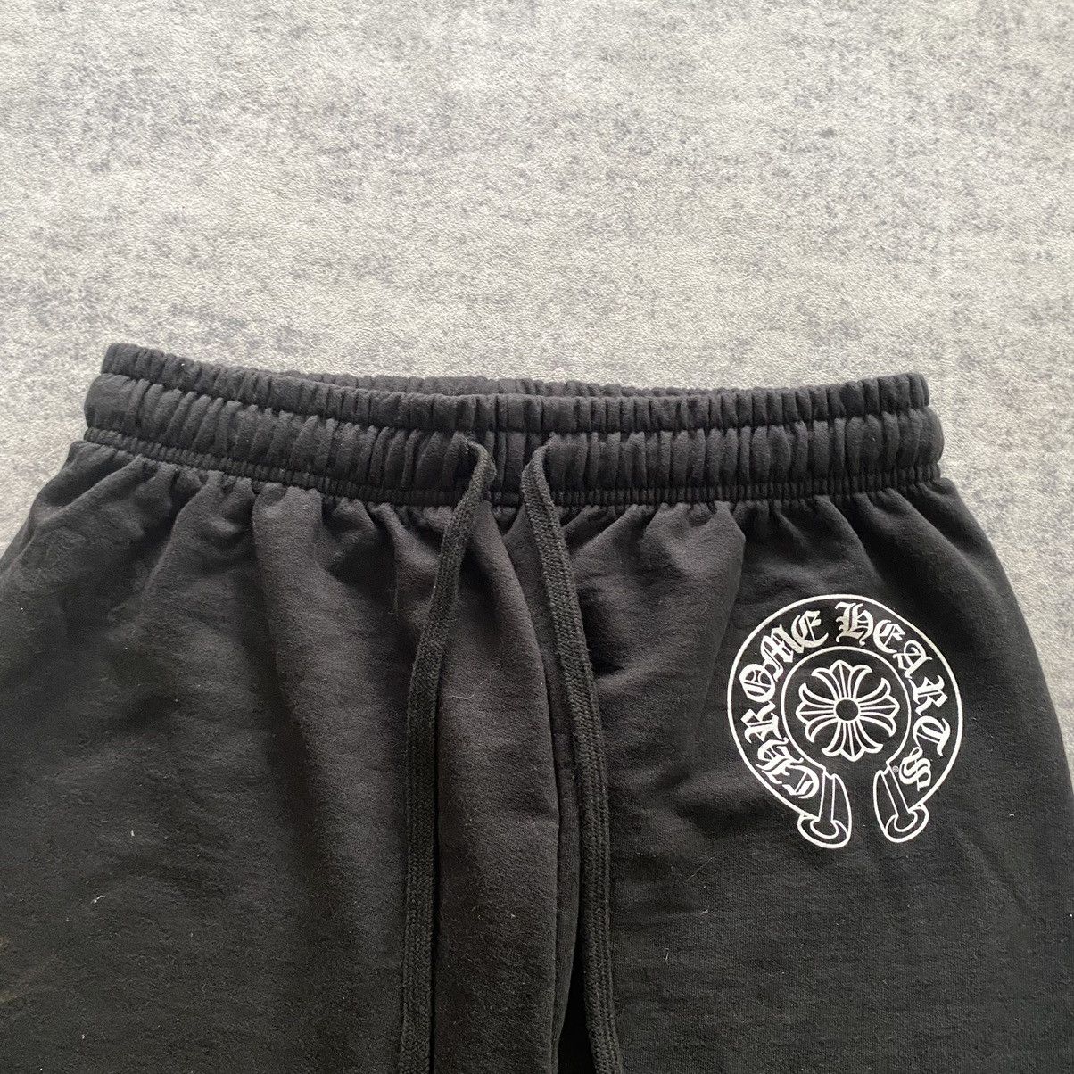 Chrome Hearts CHROME HEARTS HorseShoe Logo Sweatpants Black Size US 30 / EU 46 - 3 Thumbnail