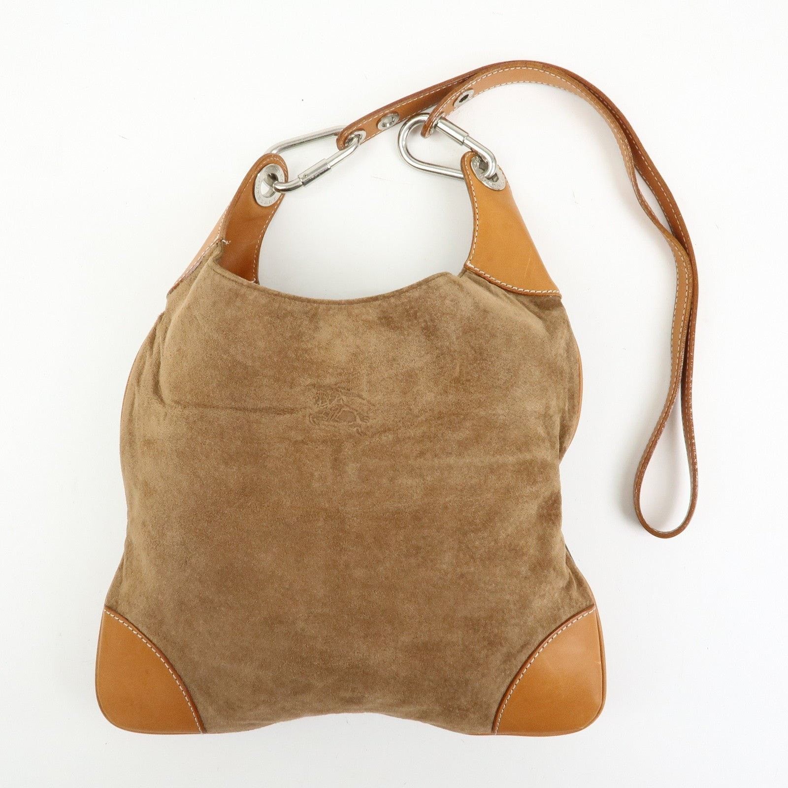 Burberry Burberry Blue Label Suede Leather Shoulder Bag Brown Size ONE SIZE - 2 Thumbnail