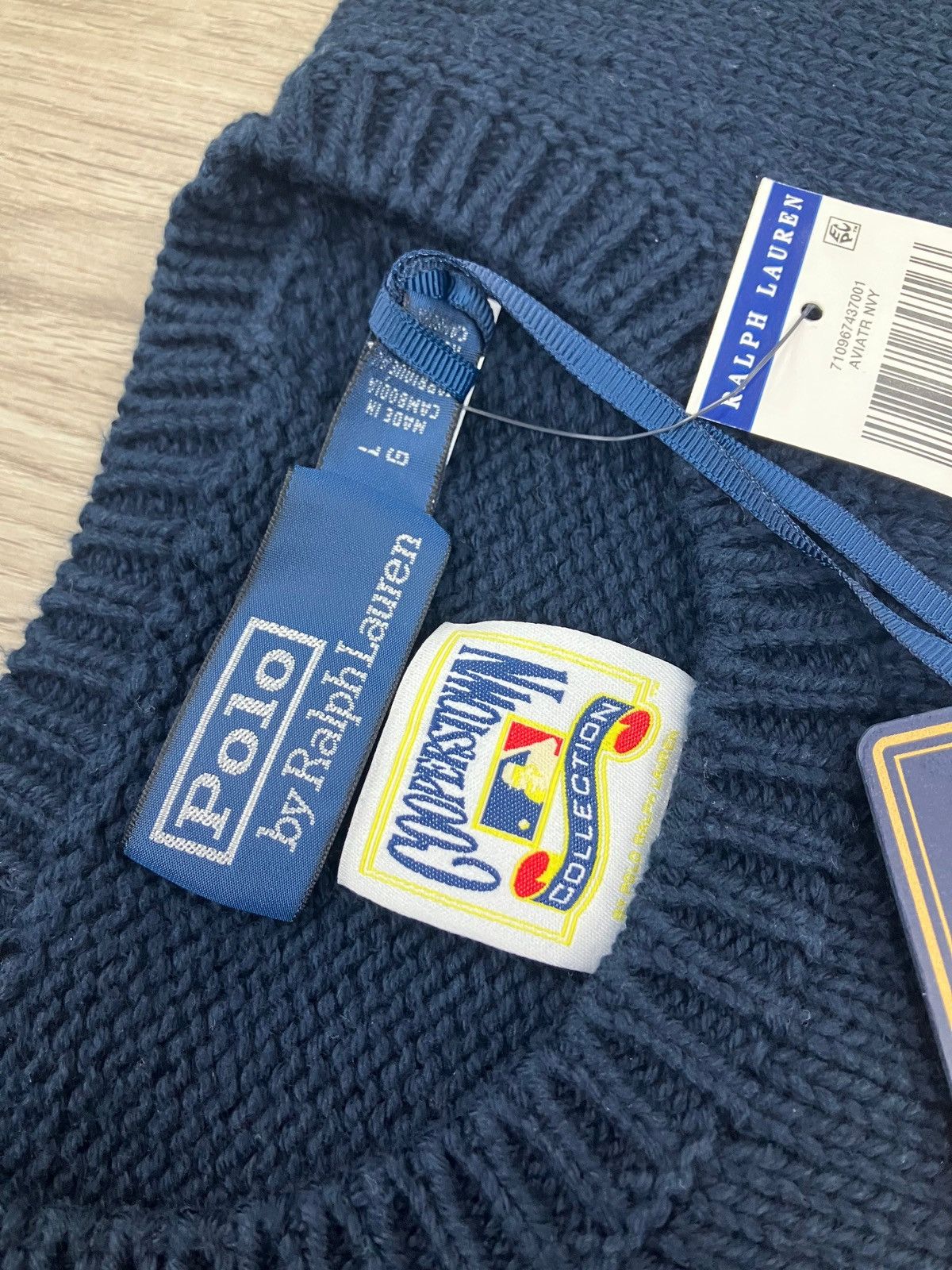 MLB × Polo Ralph Lauren L-Polo Ralph Lauren New York Yankees Navy Knit Sweater Size US L / EU 52-54 / 3 - 4 Thumbnail