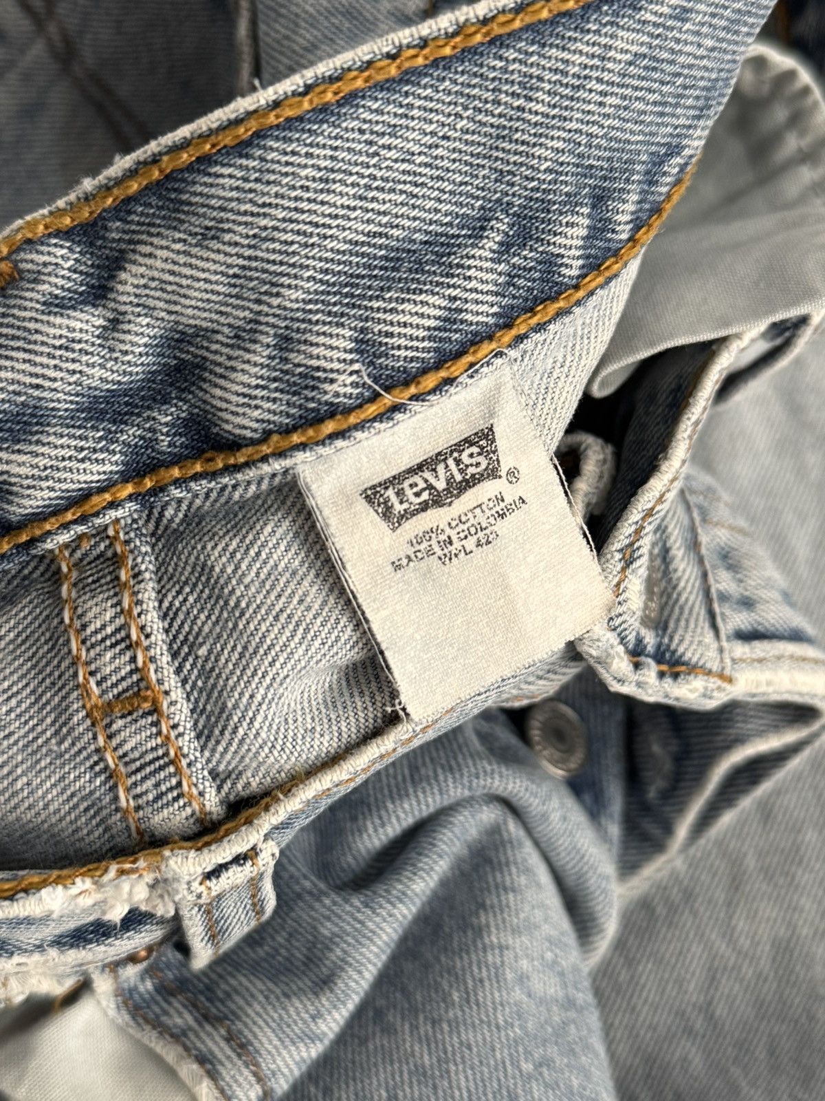 Levi's Vintage Clothing Vintage 00’s Levi’s 501 XX Denim Washed Jeans Size US 30 / EU 46 - 8 Thumbnail