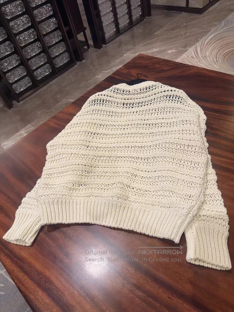 Brunello Cucinelli Brunello Cucinelli Cotton Sweater Size L / US 10 / IT 46 - 7 Thumbnail