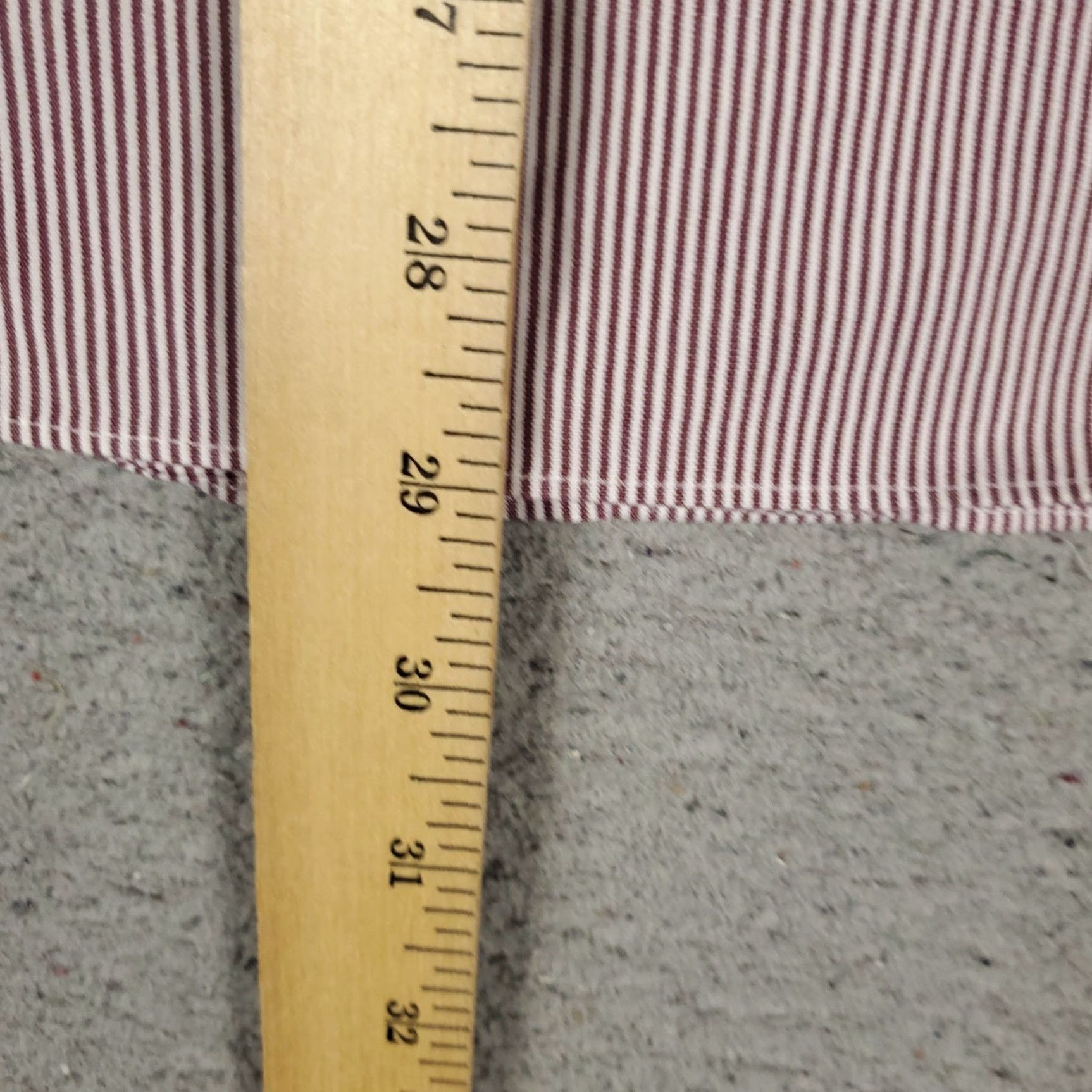 Brooks Brothers Brooks Brothers Shirt Mens 16 Burgundy Stripe Regent Dress Button Up Long Sleeve Size 42R - 4 Thumbnail