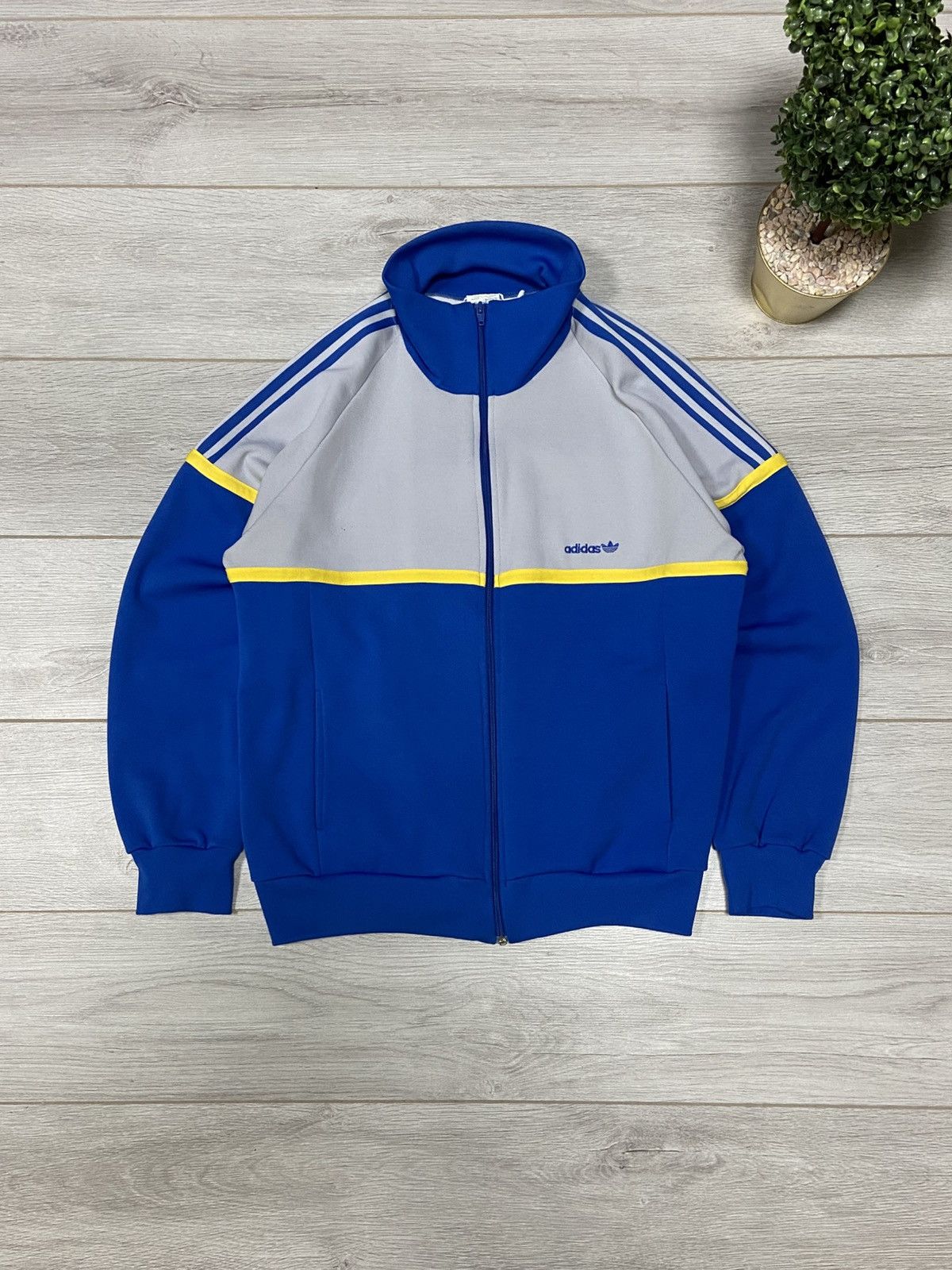 Adidas Adidas Korea vintage track jacket zip stripes Size US L / EU 52-54 / 3 - 3 Thumbnail