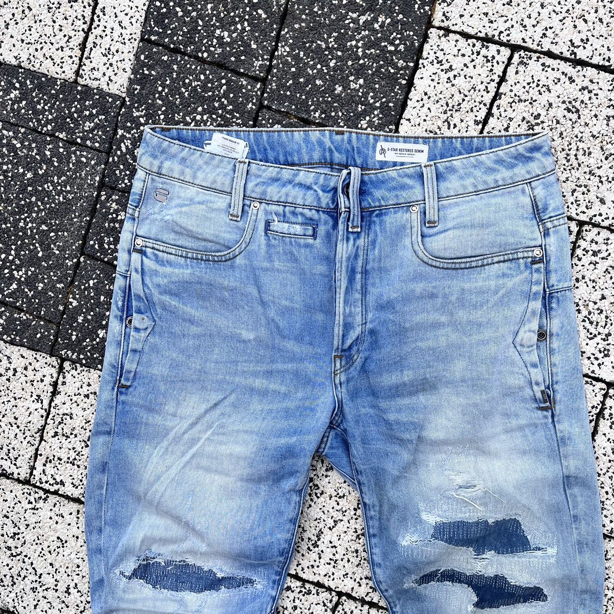 G-Star × Japanese Brand × Vintage G Star Vintage Double Knee Jeans Japan Style Size US 34 / EU 50 - 6 Thumbnail