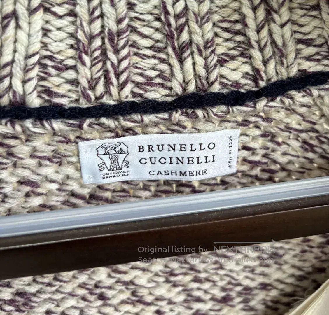 Brunello Cucinelli Brunello Cucinelli Knit Cardigan Zip Up. Size US M / EU 48-50 / 2 - 6 Thumbnail