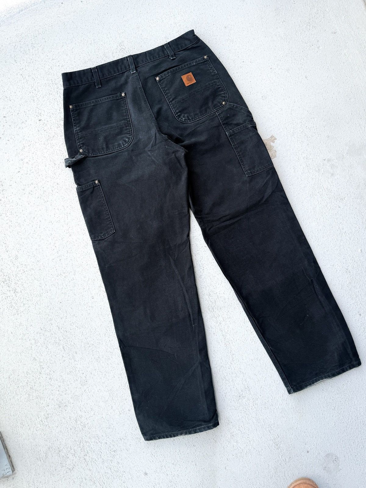Carhartt Vintage Carhartt Double Knee Pants Distressed Fade 33x32 Size US 33 - 5 Thumbnail