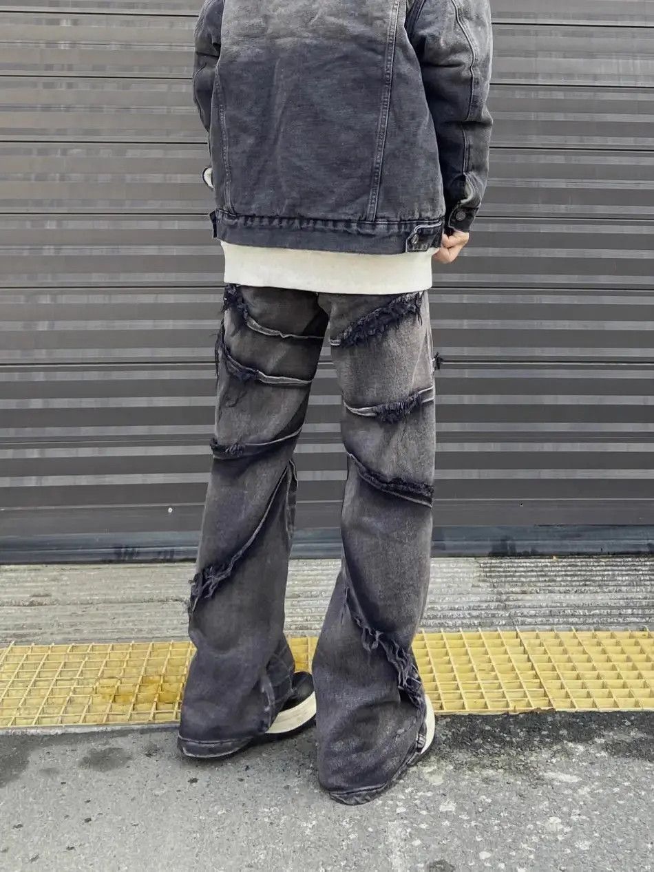 Japanese Brand Hip Hop Loose Straight Floor Dragging Jeans Size US 32 / EU 48 - 5 Thumbnail