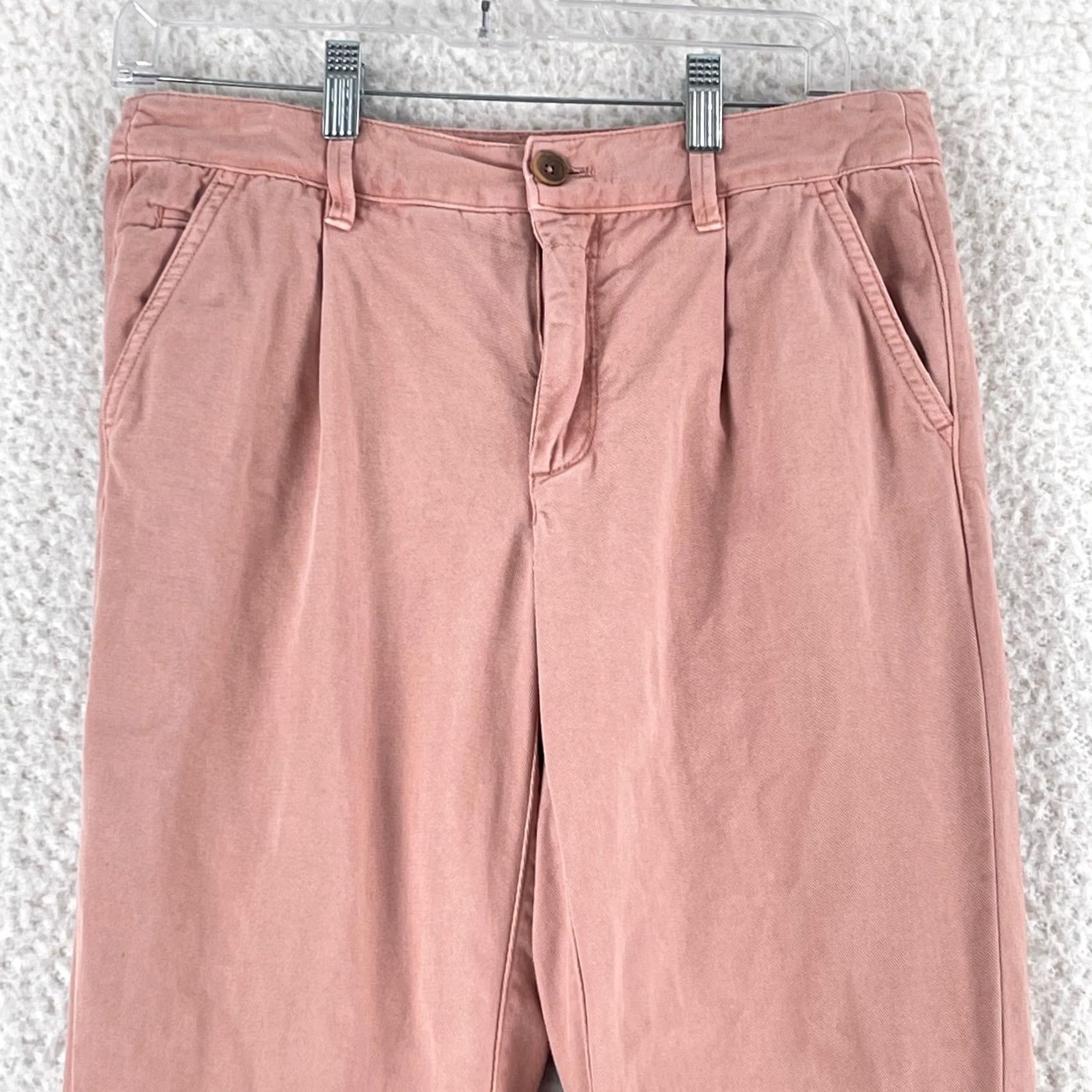Anthropologie Anthropologie Pink Chino Pants Womens Regular Size 27 Straight Leg Mid Rise Casual Lightweight Size 27" / US 4 / IT 40 - 2 Thumbnail