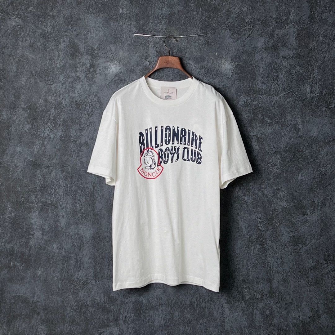 Moncler Moncler Cotton White T-Shirt m Men Size US M / EU 48-50 / 2 - 1 Thumbnail
