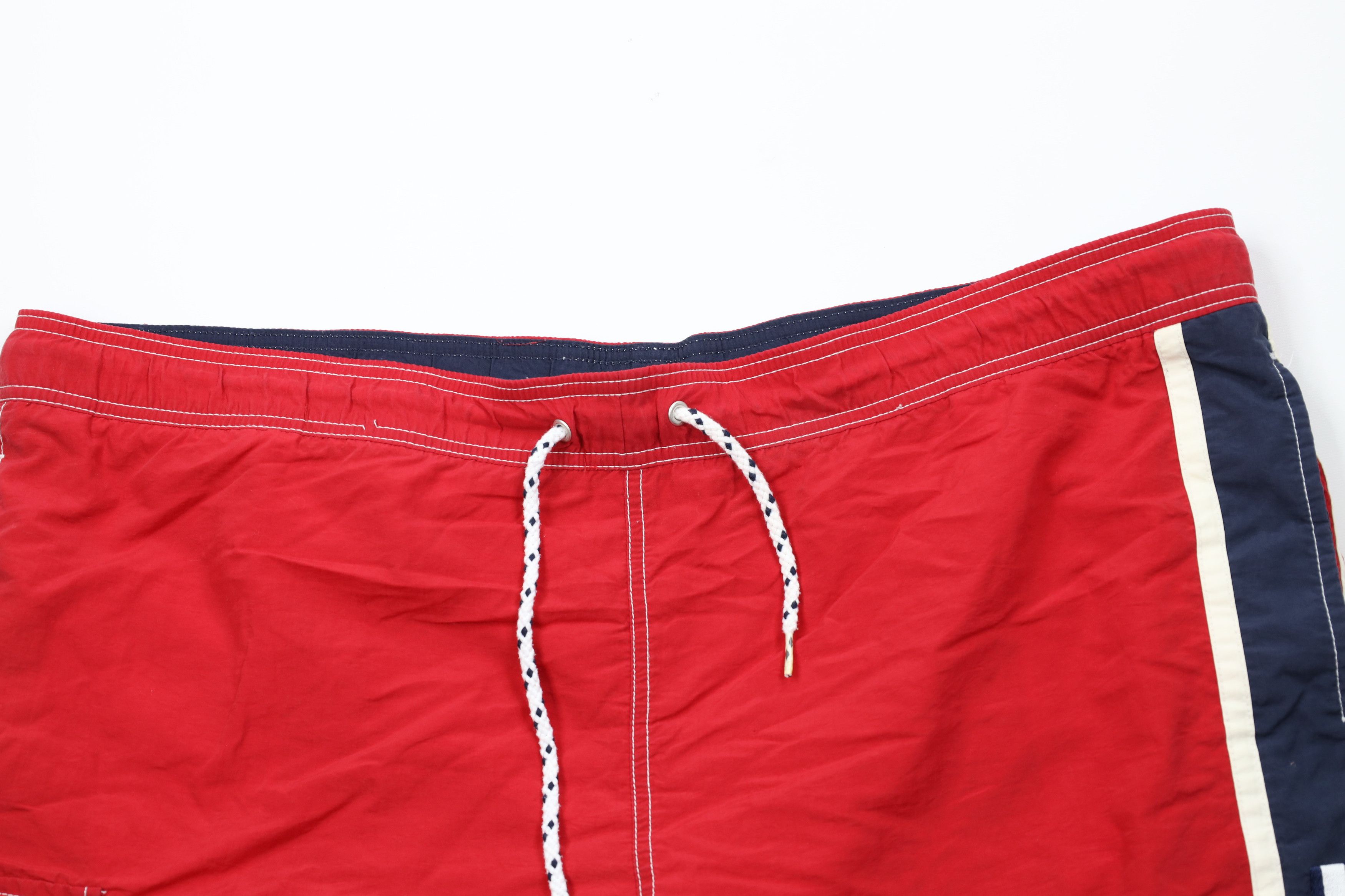 Tommy Hilfiger Vintage 90s Tommy Hilfiger Spell Out Lined Shorts AS IS Size US 38 / EU 54 - 2 Thumbnail