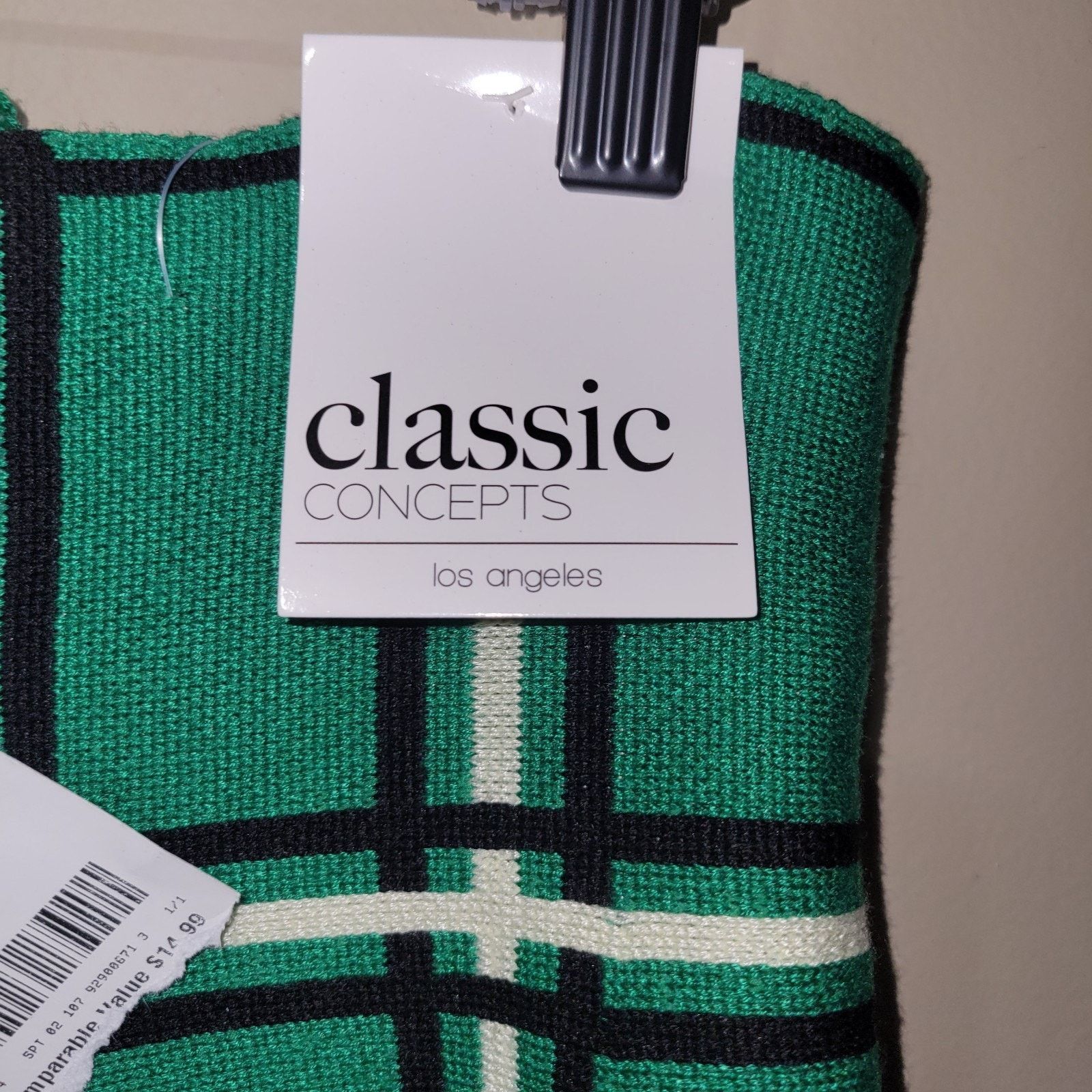 & Other Stories Classic Concepts Los Angeles Green Plaid Skirt Size L Size 32" / US 10 / IT 46 - 2 Thumbnail