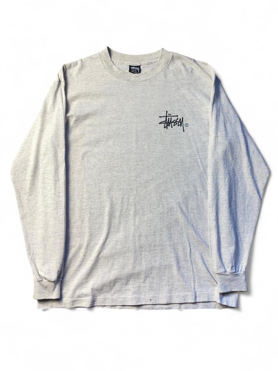 Stussy 1990S VERY RARE STUSSY MADE IN USA SINGLE STITCH LONG SLEEVE Size US L / EU 52-54 / 3 - 2 Thumbnail