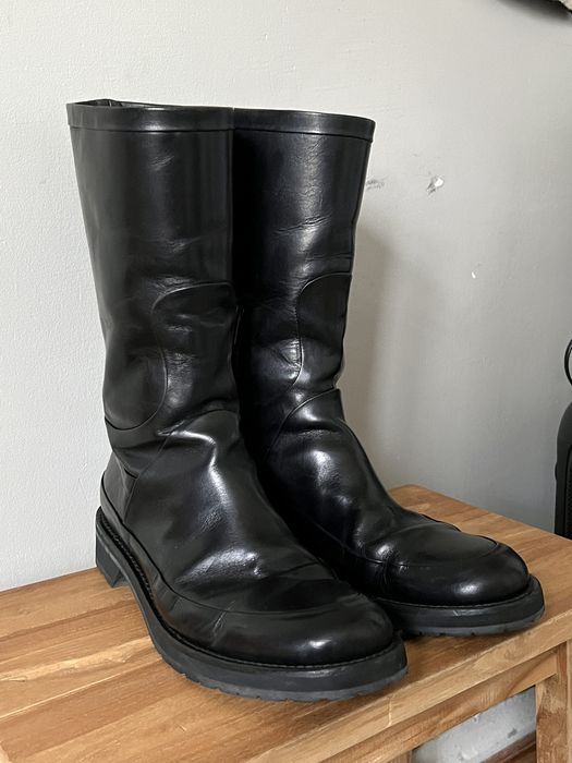 Ann Demeulemeester Riding boots Grailed