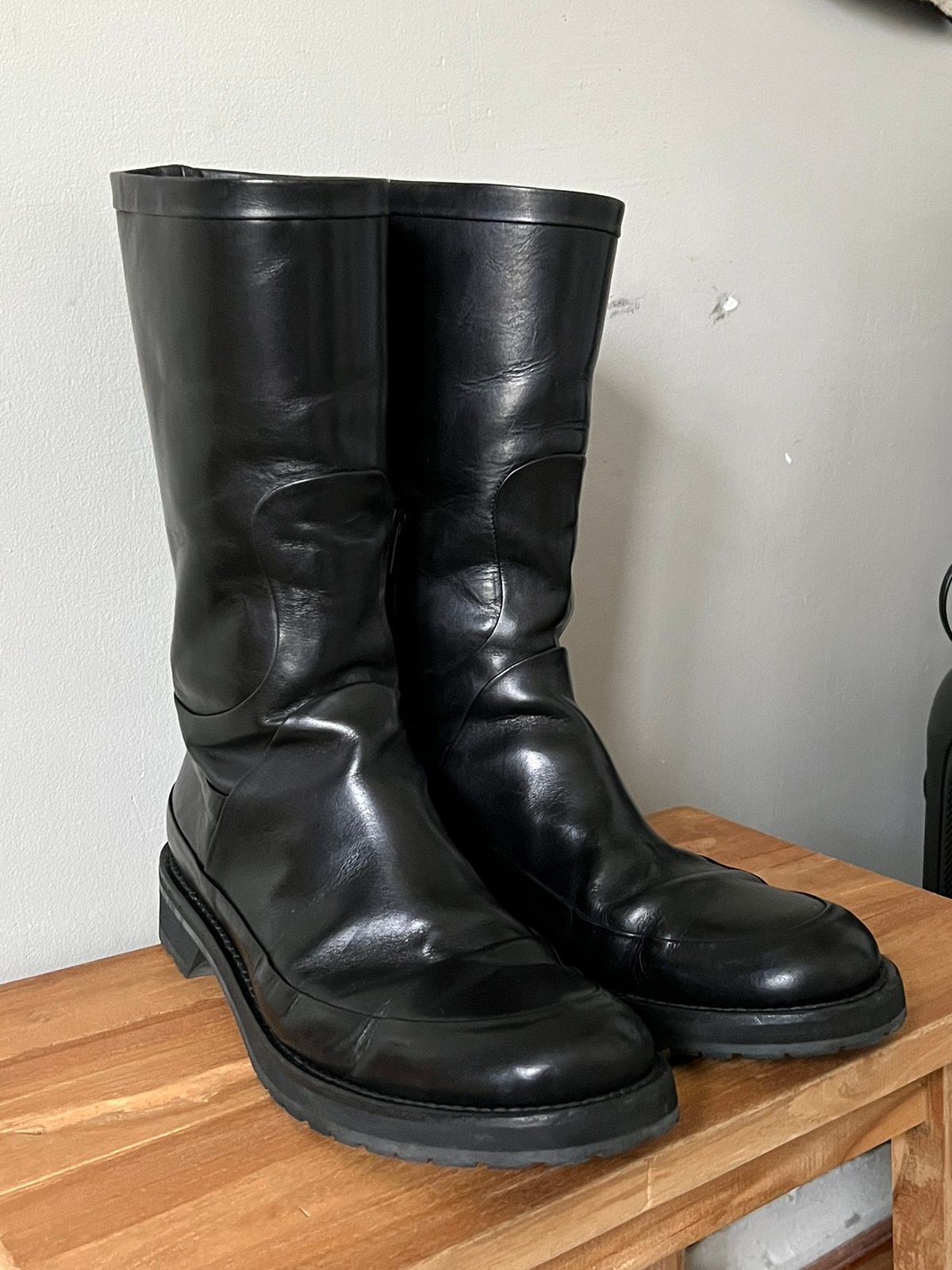 Pre-owned Ann Demeulemeester Riding Boots In Black
