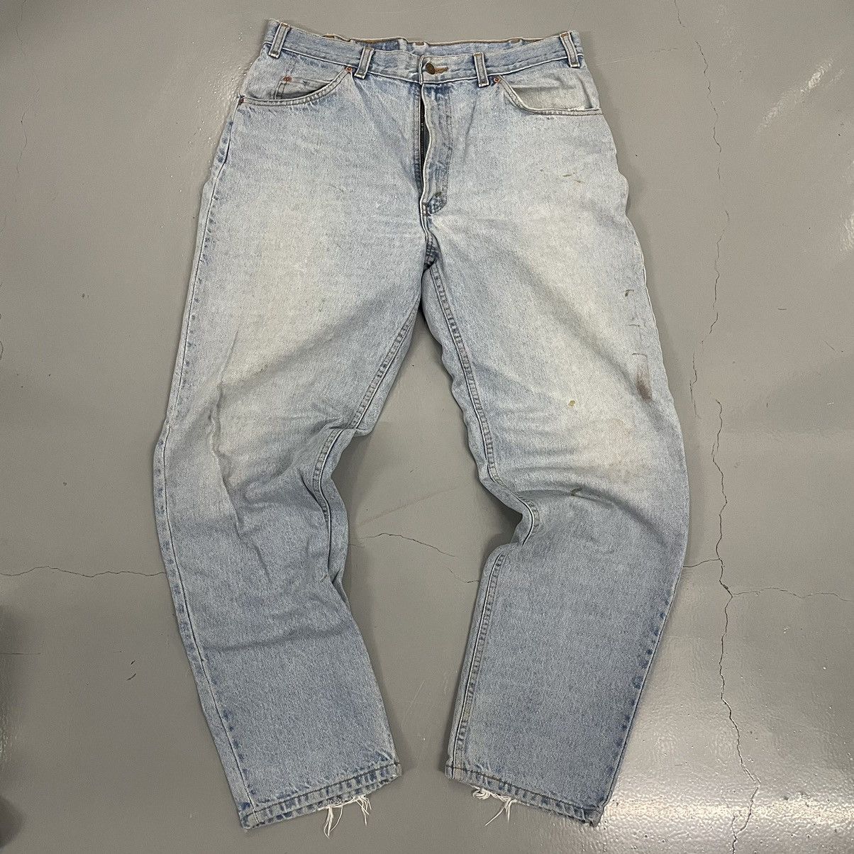 Levi's × Vintage Crazy vintage 90s Levi’s baggy orange tab wide leg denim Size US 34 / EU 50 - 5 Thumbnail