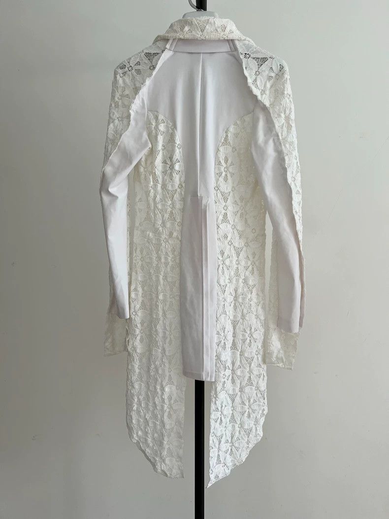 Comme des Garcons Comme des Garcons Lace dovetail coat Size M / US 6-8 / IT 42-44 - 4 Thumbnail