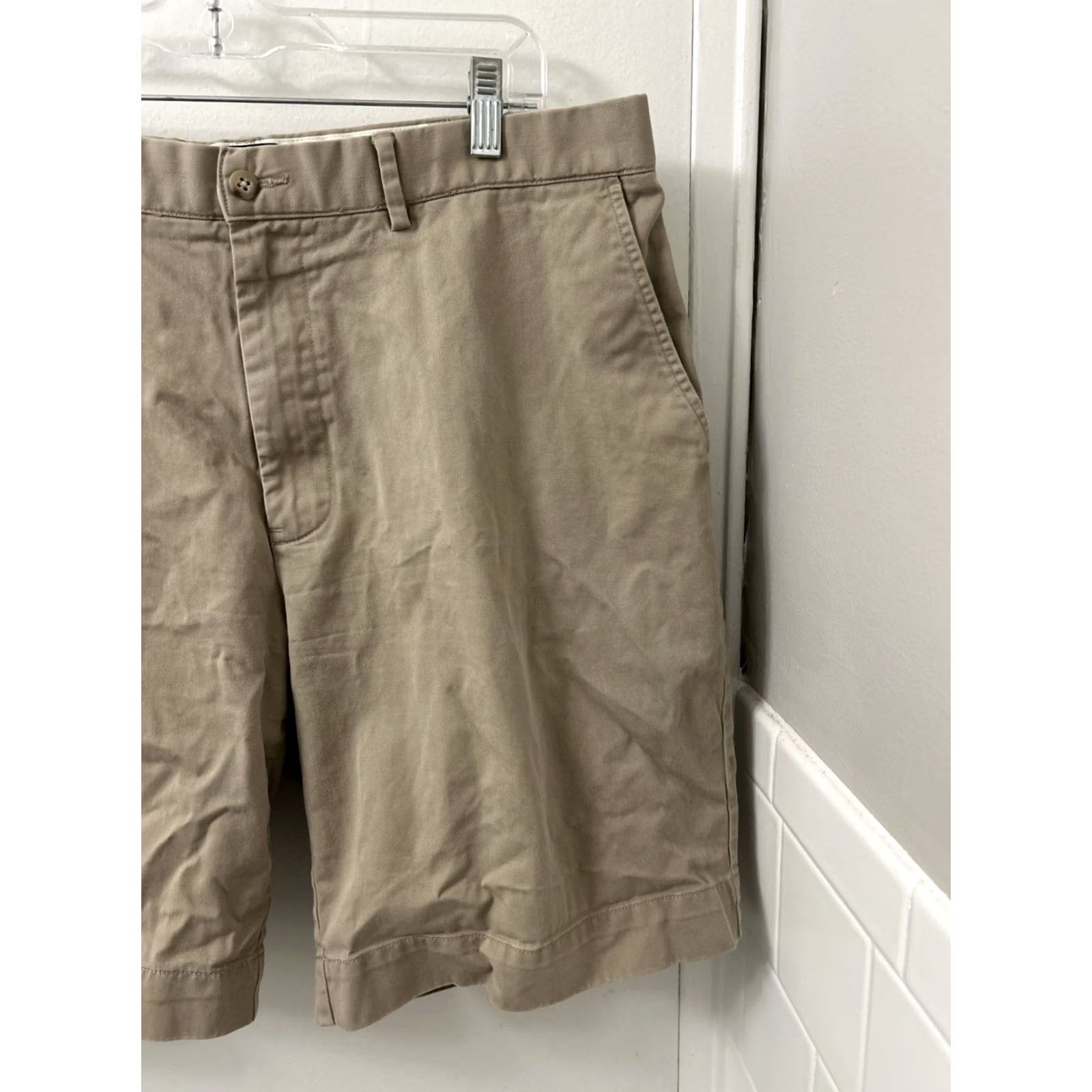 Polo Ralph Lauren VINTAGE Polo Ralph Lauren Prospect Shorts Mens 36 Beige Chino 9 in Zip Pockets denim? Size US M / EU 48-50 / 2 - 3 Thumbnail