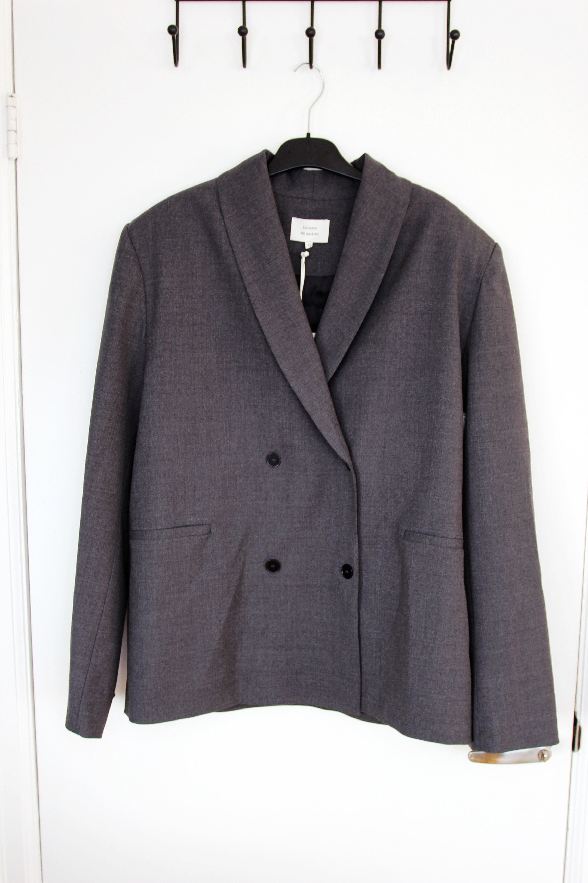 Loulou de Saison BNWT AW25 LOULOU DE SAISON SCANCIA VIRGIN WOOL JACKET L Size L / US 10 / IT 46 - 2 Thumbnail