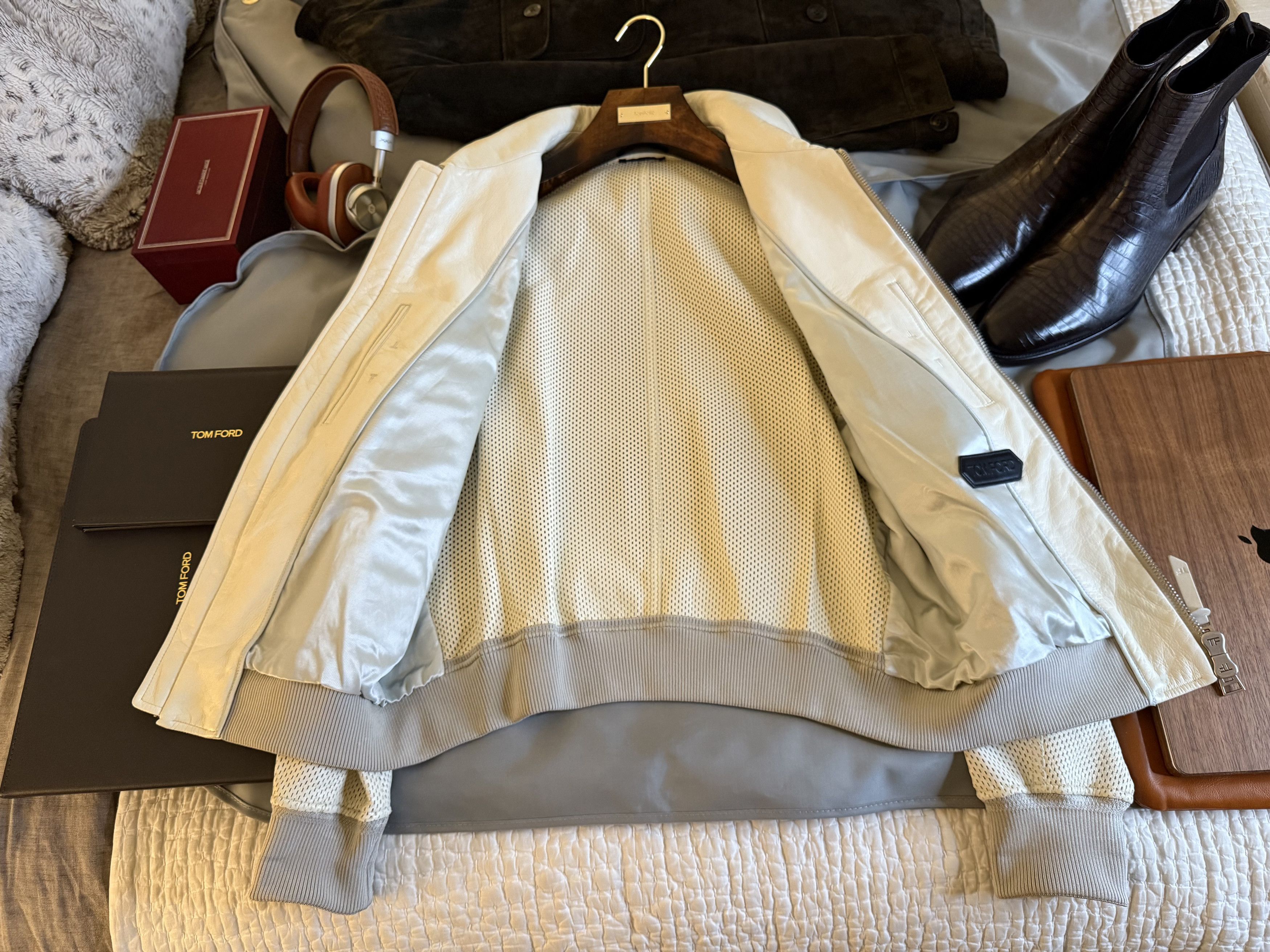 Tom Ford Fits 50-52, Ultimate Rare $8,700 w/tax Perforated Jacket Size US L / EU 52-54 / 3 - 19 Thumbnail