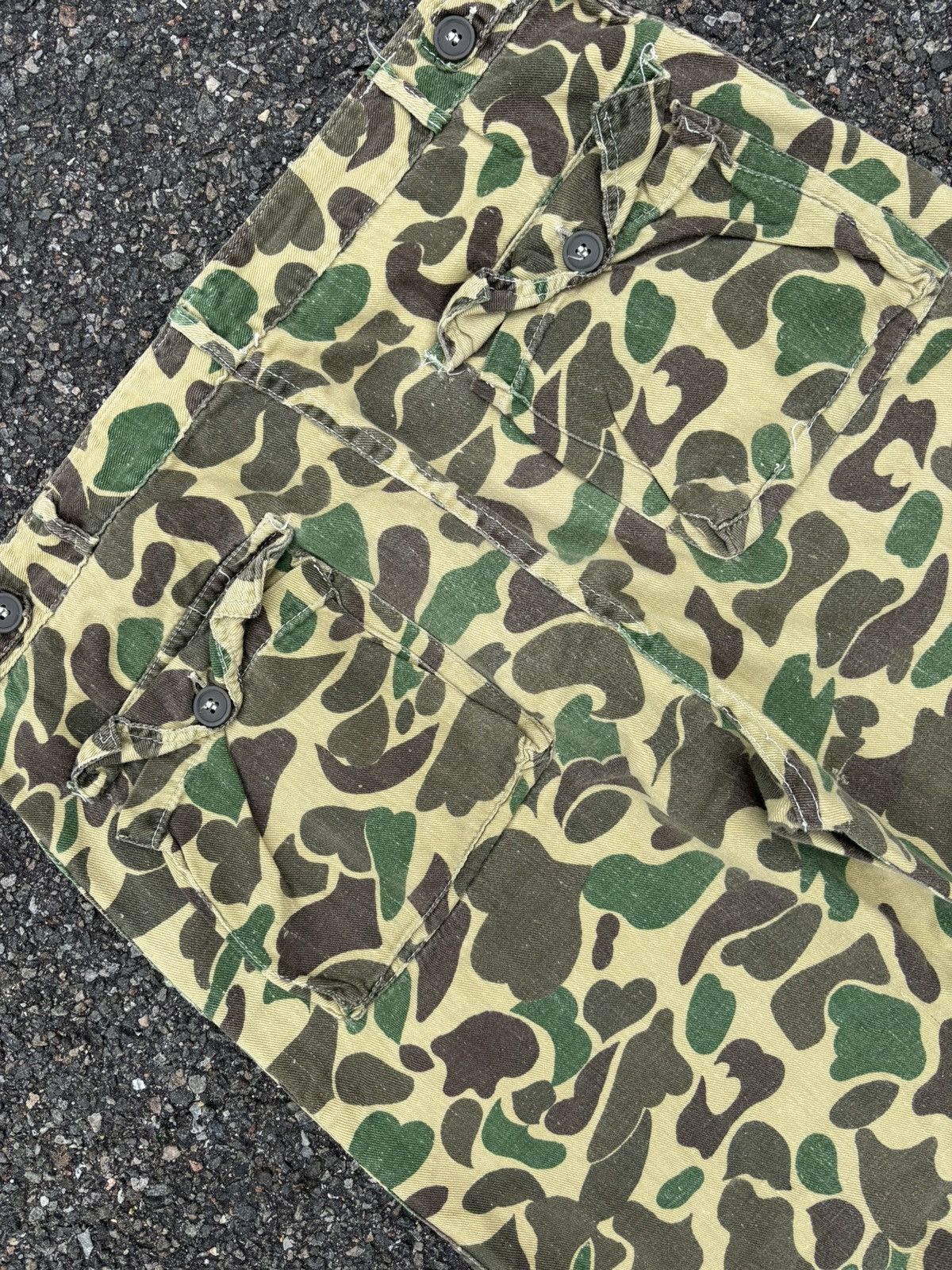 Vintage Vintage 1960s Duck Camo Frog Skin Hunting Fatigue Pants Size US 33 - 4 Thumbnail
