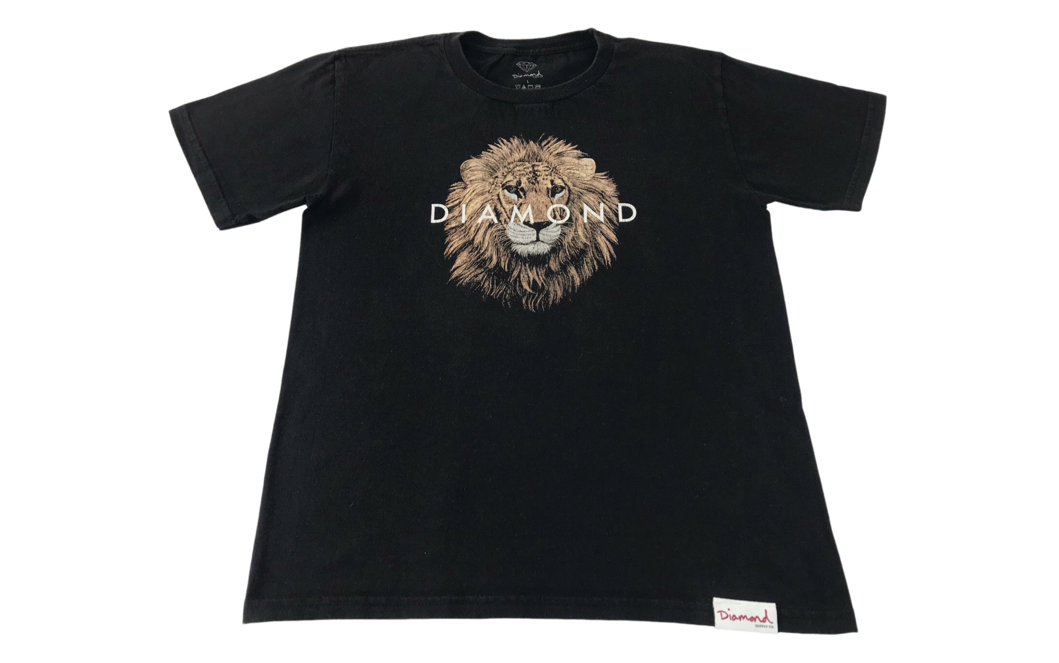 Diamond Supply Co. Diamond Supply Co Big Male Lion Graphic Printed Tee Size US S / EU 44-46 / 1 - 1 Thumbnail