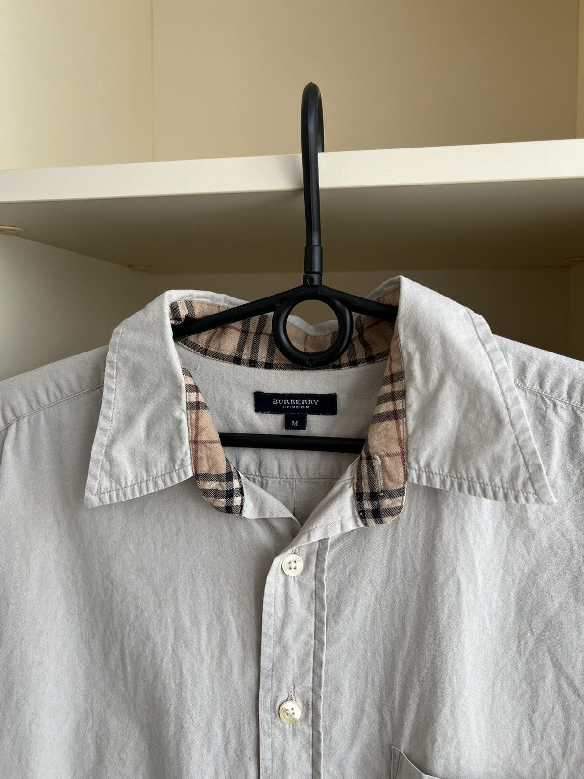 Burberry Vintage Burberry London Shirt Size M Size US XL / EU 56 / 4 - 3 Thumbnail