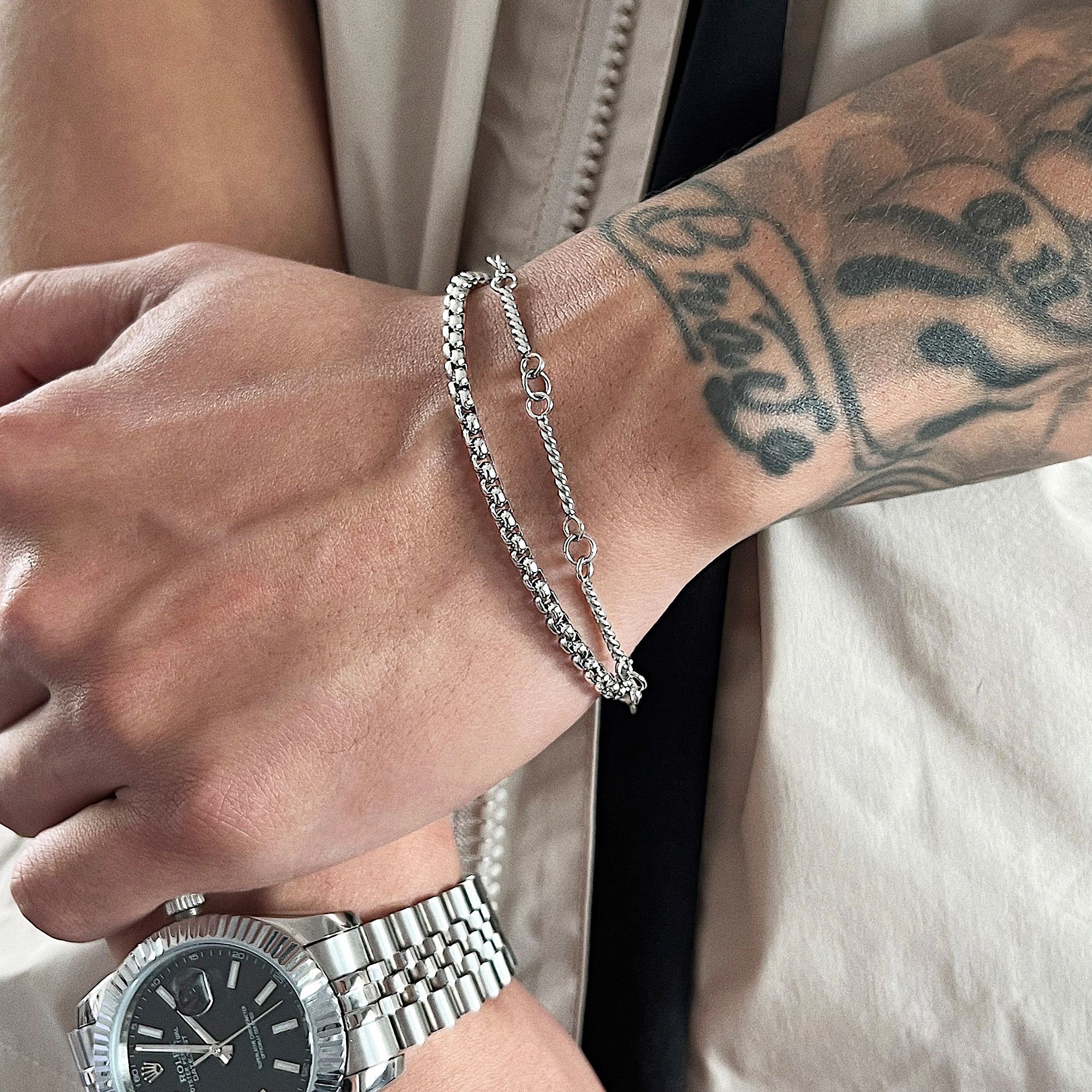 Jewelry Punk Bracelet Y2K Punk Chain Gotch Bracelets Chains Size ONE SIZE - 2 Thumbnail