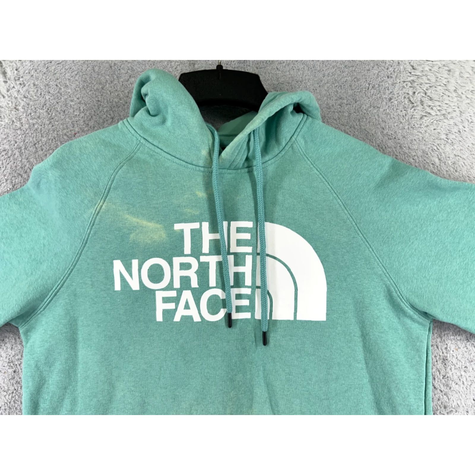The North Face The North Face Hoodie Womens M Green Cotton Blend Pullover Floral Logo Activewear Size M / US 6-8 / IT 42-44 - 4 Thumbnail