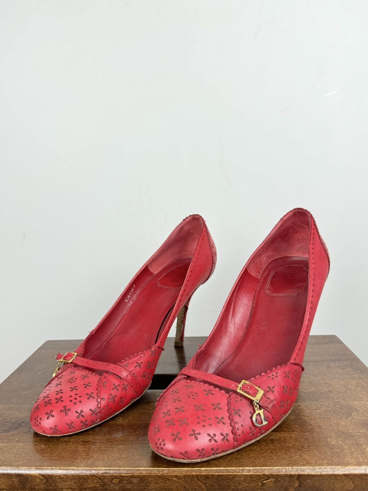 Christian Dior Monsieur Vintage heels Christina Dior original luxury rare item Size US 9 / IT 39 - 1 Thumbnail