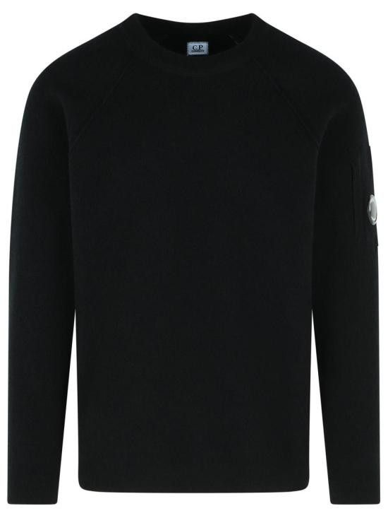 C.P. Company C.P. COMPANY Men Sweater 19CMKN040A110149A 999 Black Size US XL / EU 56 / 4 - 1 Thumbnail