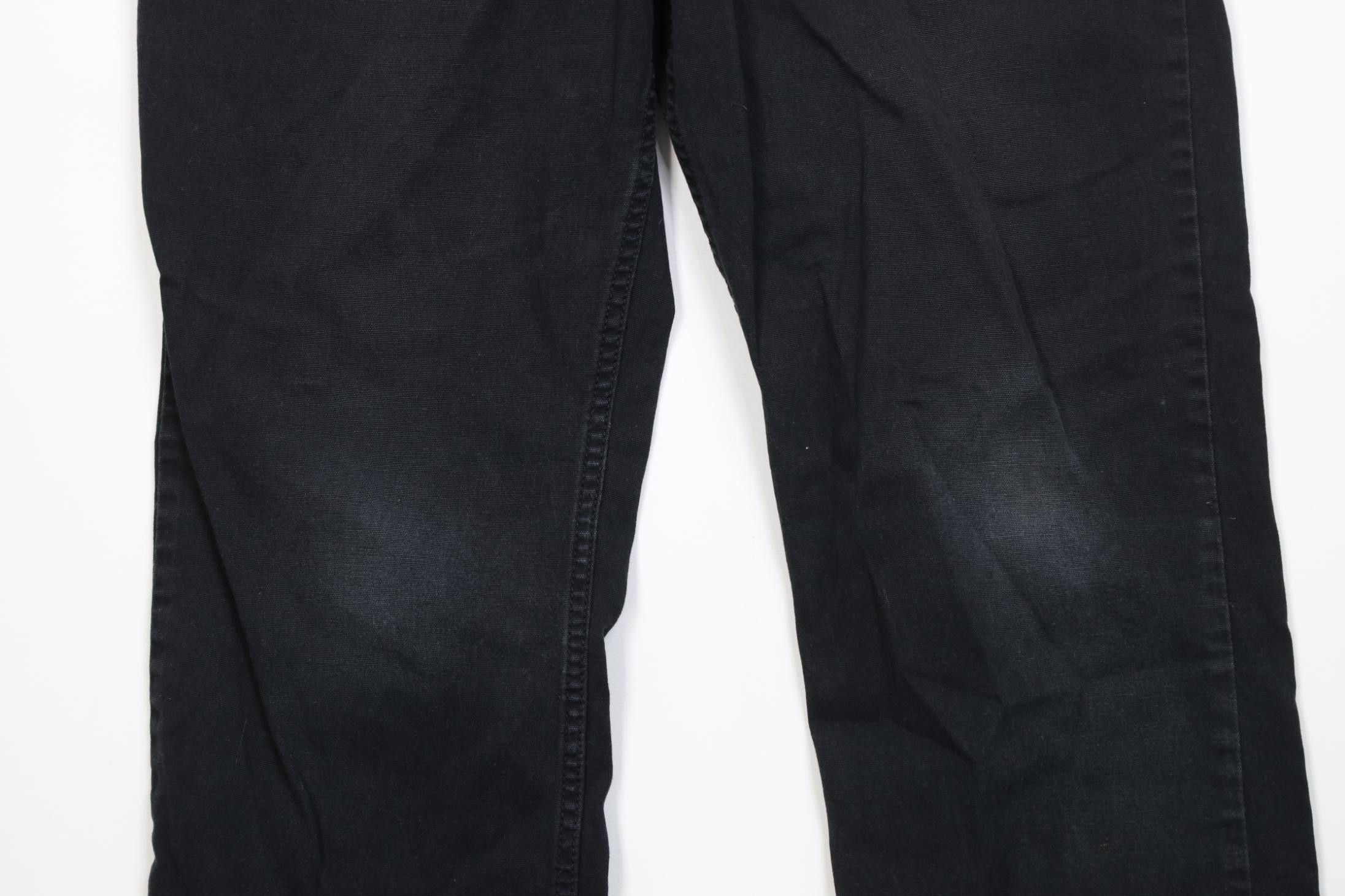 Carhartt Vintage Y2K Carhartt Relaxed Fit Stretch Canvas Pants Black Size US 33 - 3 Thumbnail