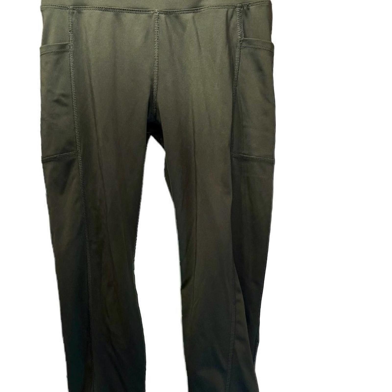 Bally NWOT. Bally Total Fitness. Green Capri Leggings. Size Small. Size 28" / US 6 / IT 42 - 7 Thumbnail