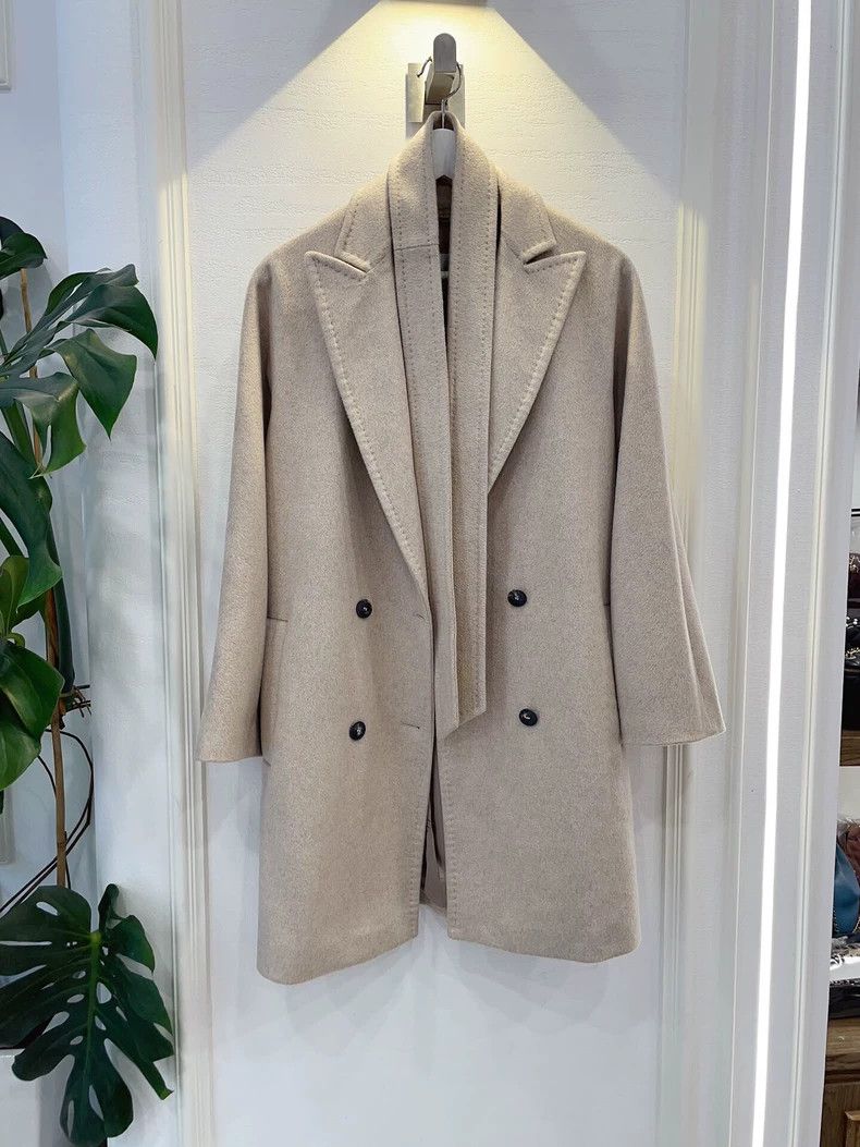 Max Mara Max Mara Gold Classic Cashmere Overcoat Size S / US 4 / IT 40 - 1 Thumbnail
