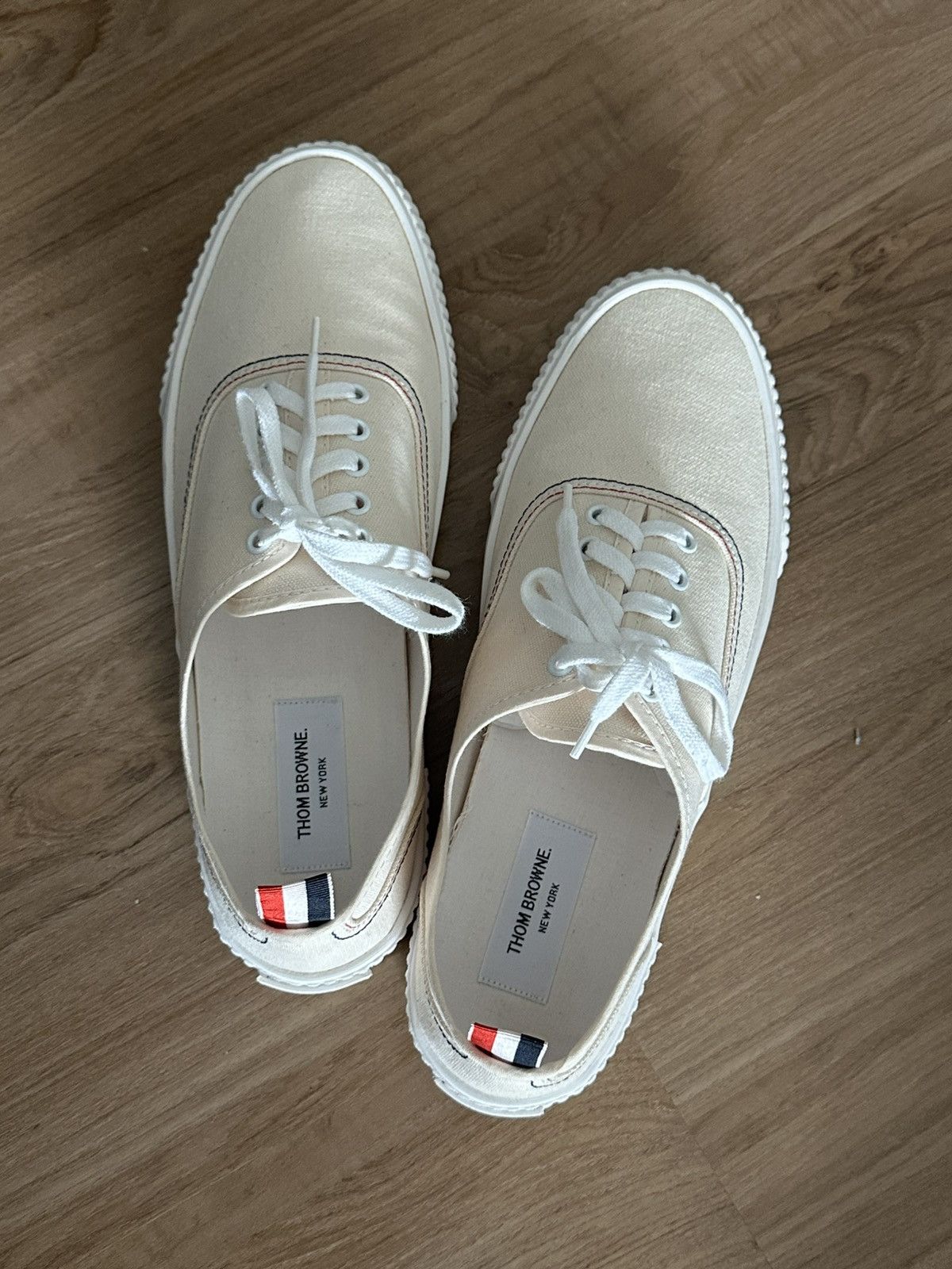 Thom Browne Thom Browne canvas sneakers Size US 11 / EU 44 - 2 Thumbnail