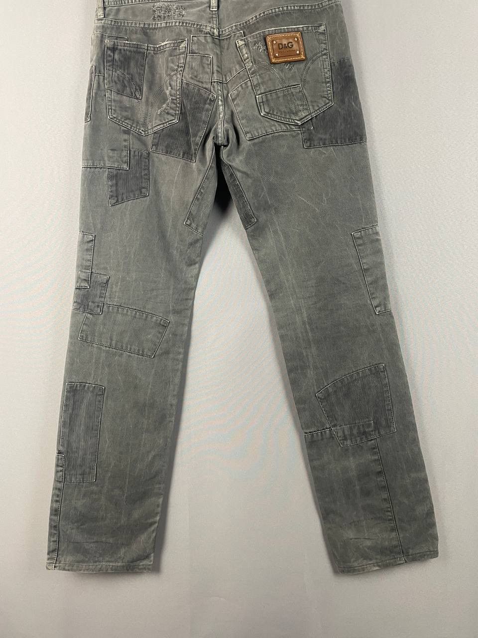 Dolce & Gabbana Dolce&Gabbana Grey Cargo Pants Denim y2k Size US 36 / EU 52 - 12 Thumbnail