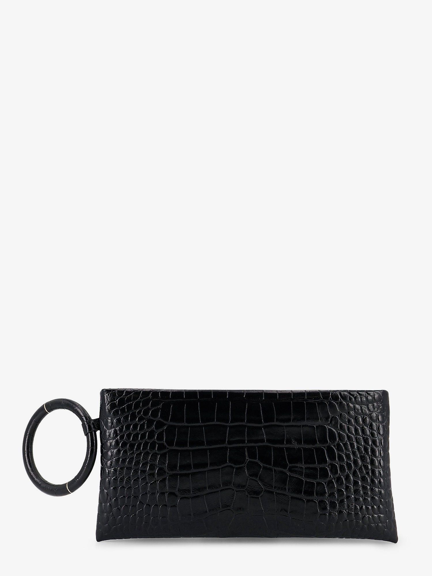 Tom Ford Aura Crocodile-Print Leather Clutch Bag Size ONE SIZE - 1 Thumbnail