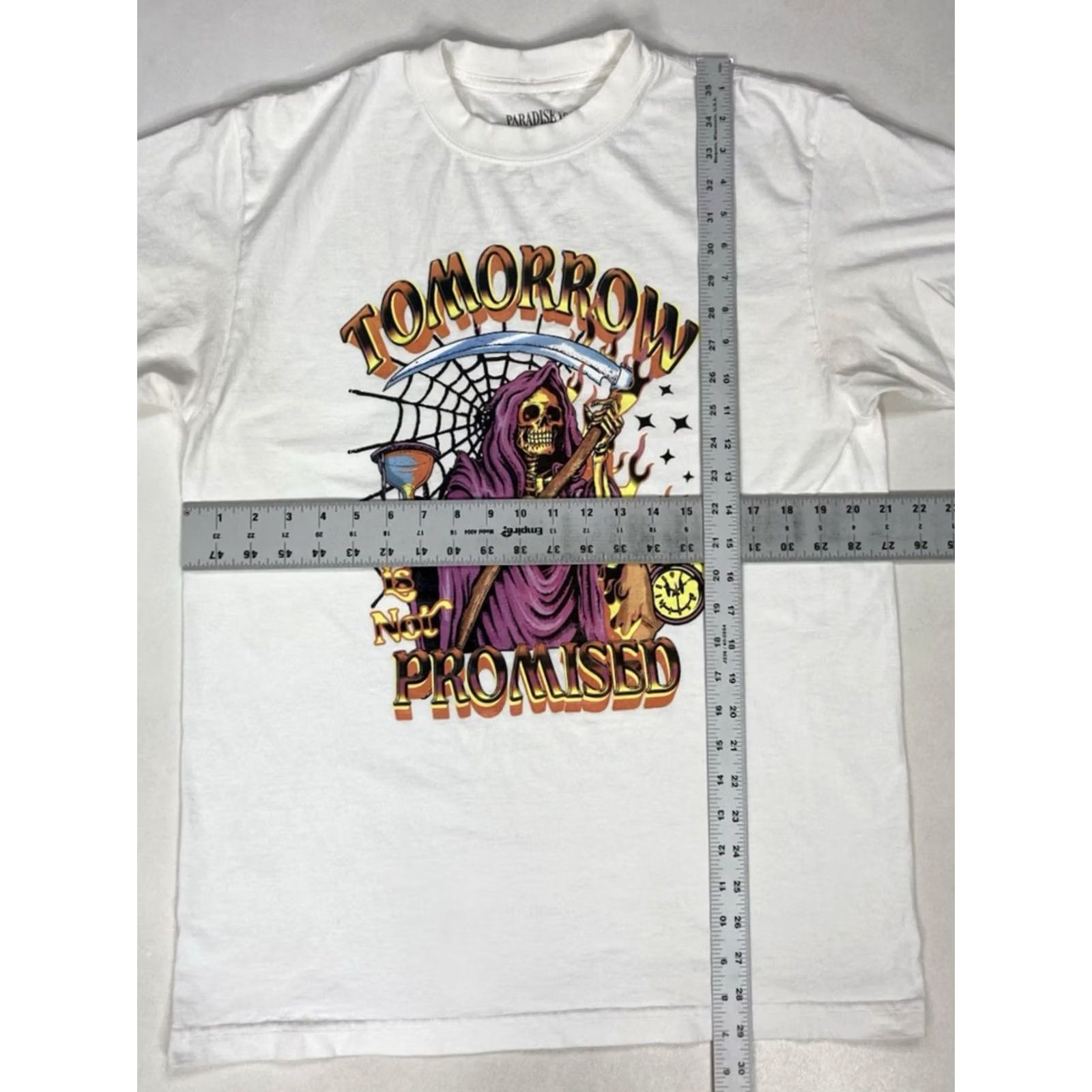 Paradise Paradise Lost T-Shirt Men Medium Short Sleeve Graphic Print Crew Neck White Cotton Logo All Seasons Fall Spring Summer Winter Size US M / EU 48-50 / 2 - 7 Thumbnail