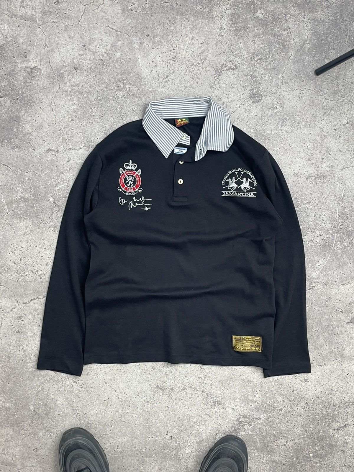 La Martina La Martina longsleeve polo tee t-shirt vintage 90s y2k Size US M / EU 48-50 / 2 - 1 Thumbnail