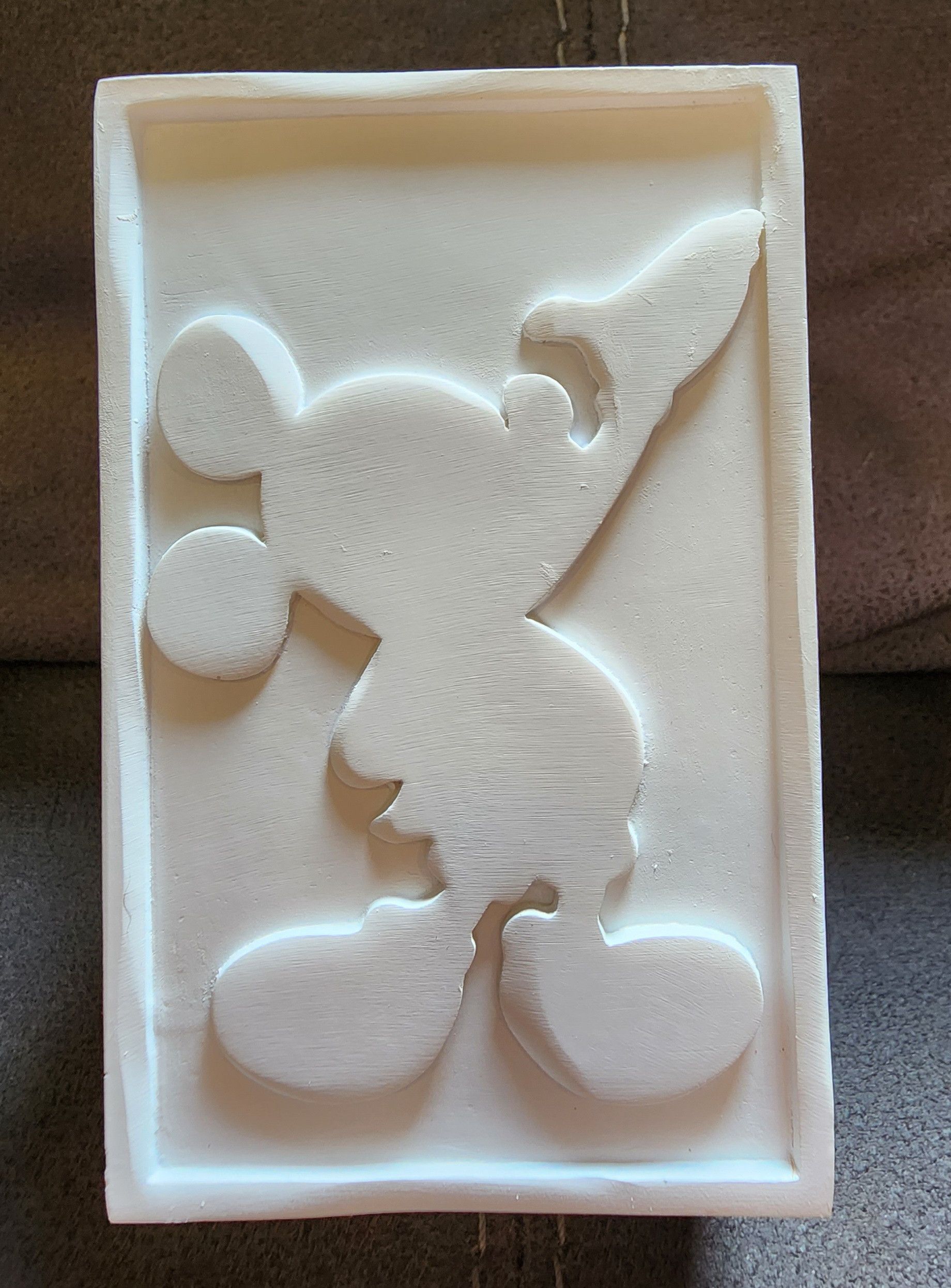 Disney Disney Mickey Mouse Cutout White Silhouette 4" Tumbler Size ONE SIZE - 1 Thumbnail
